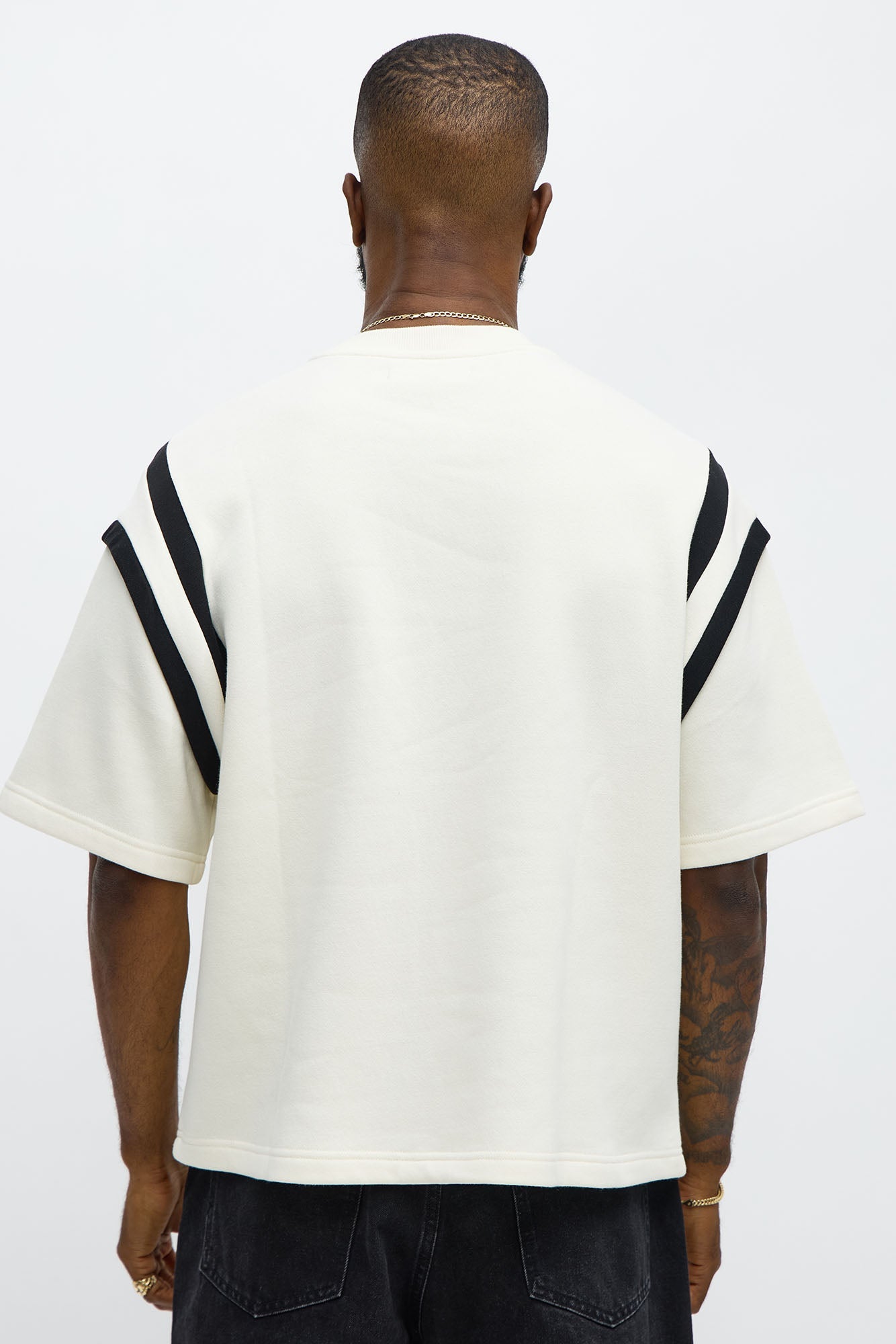 Prospect Boxy Short Sleeve Tee - Cream/combo