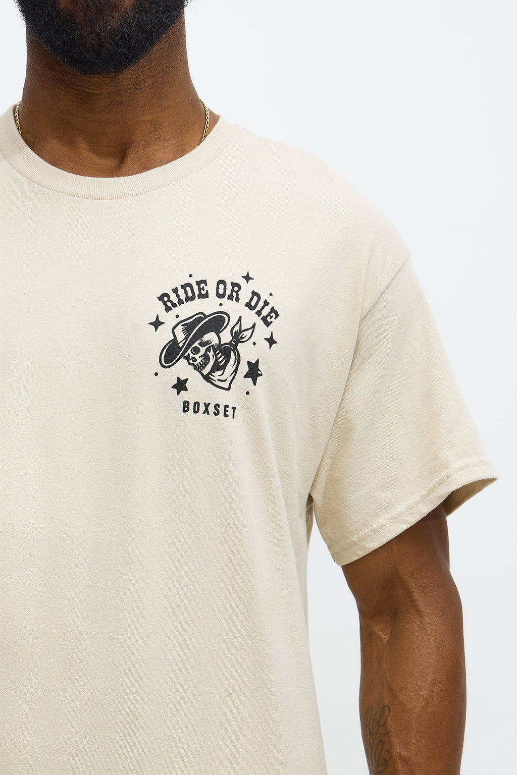 Ride Or Die Rodeo Short Sleeve Tee - Tan