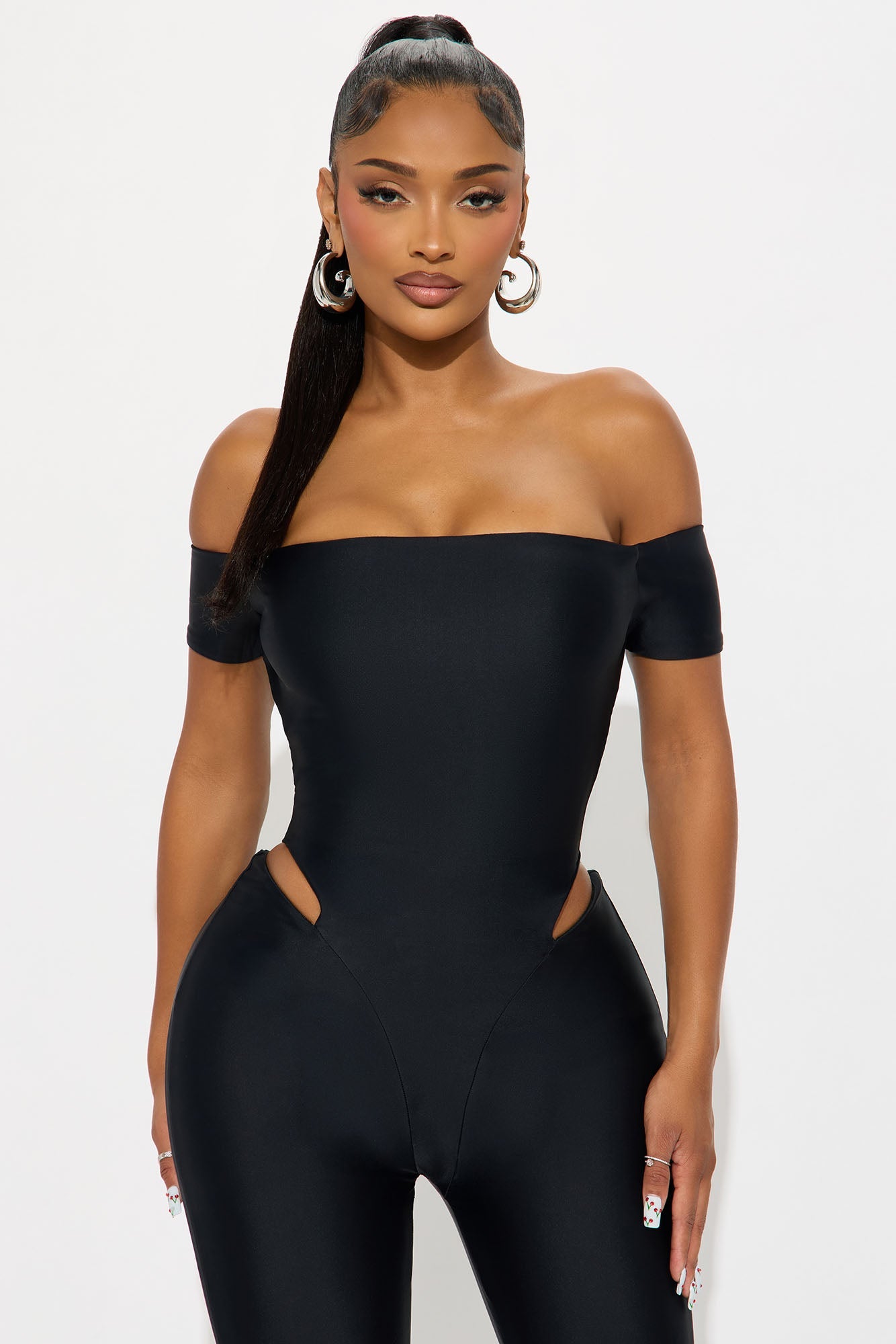 Isla Double Lined Jumpsuit - Black
