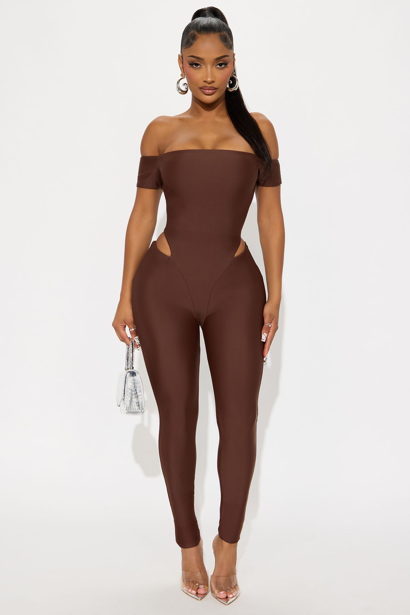 Isla Double Lined Jumpsuit - Chocolate