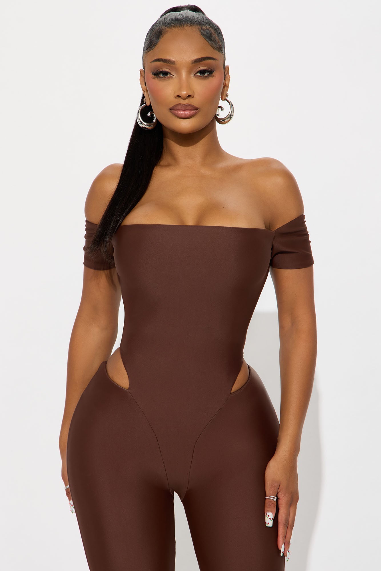Isla Double Lined Jumpsuit - Chocolate