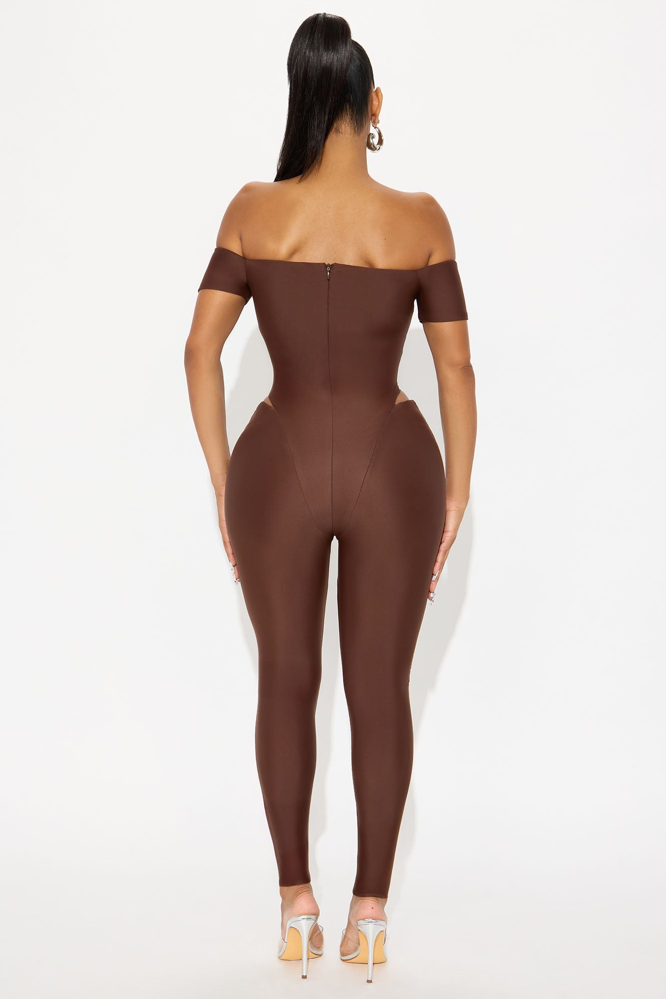 Isla Double Lined Jumpsuit - Chocolate