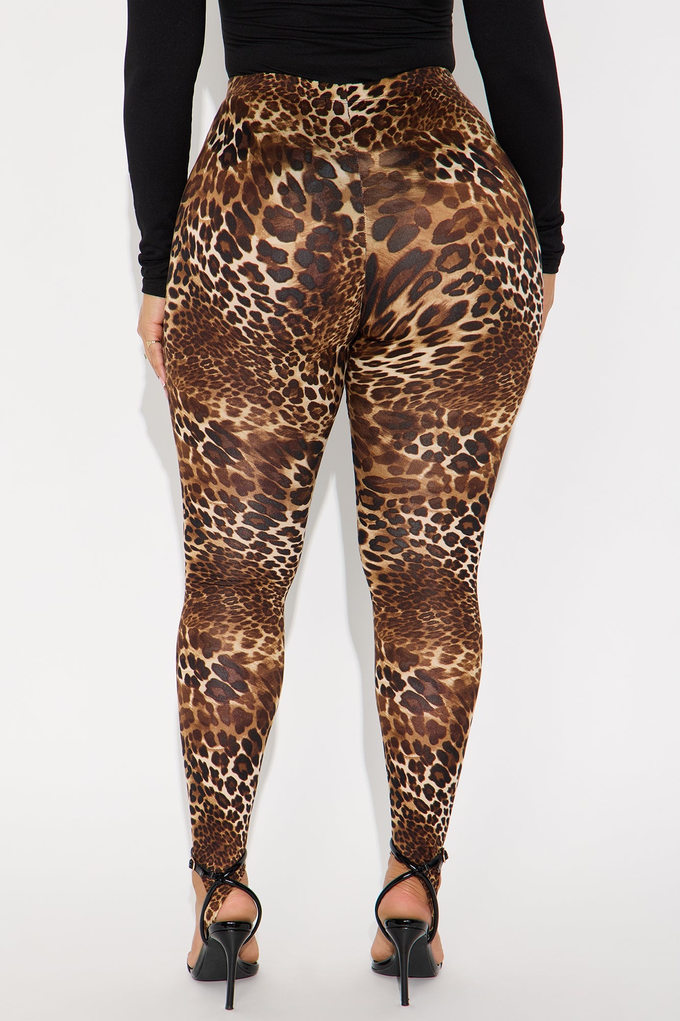 Caught In The Moment Leopard Stirrup Legging - Leopard