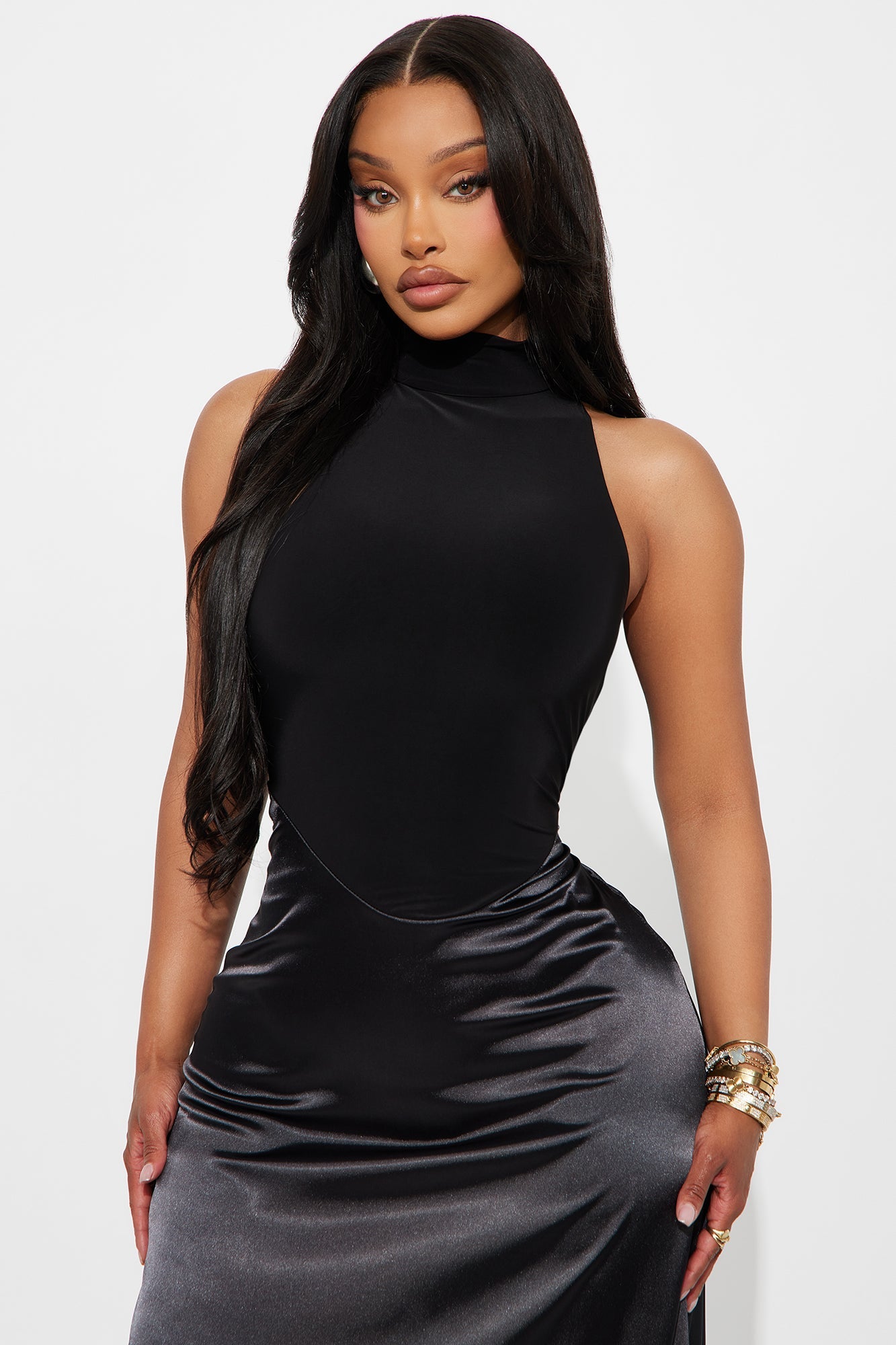 Highly Favored Maxi Dress - Black