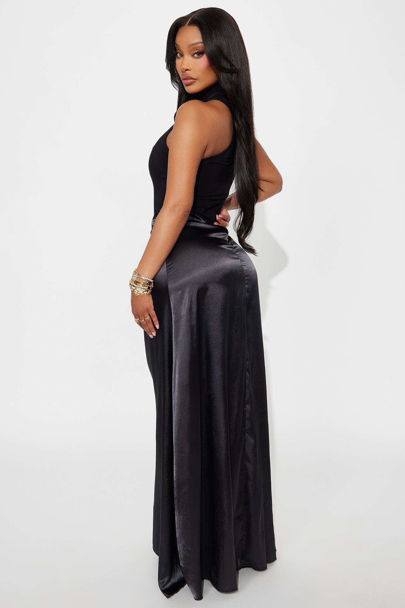 Highly Favored Maxi Dress - Black