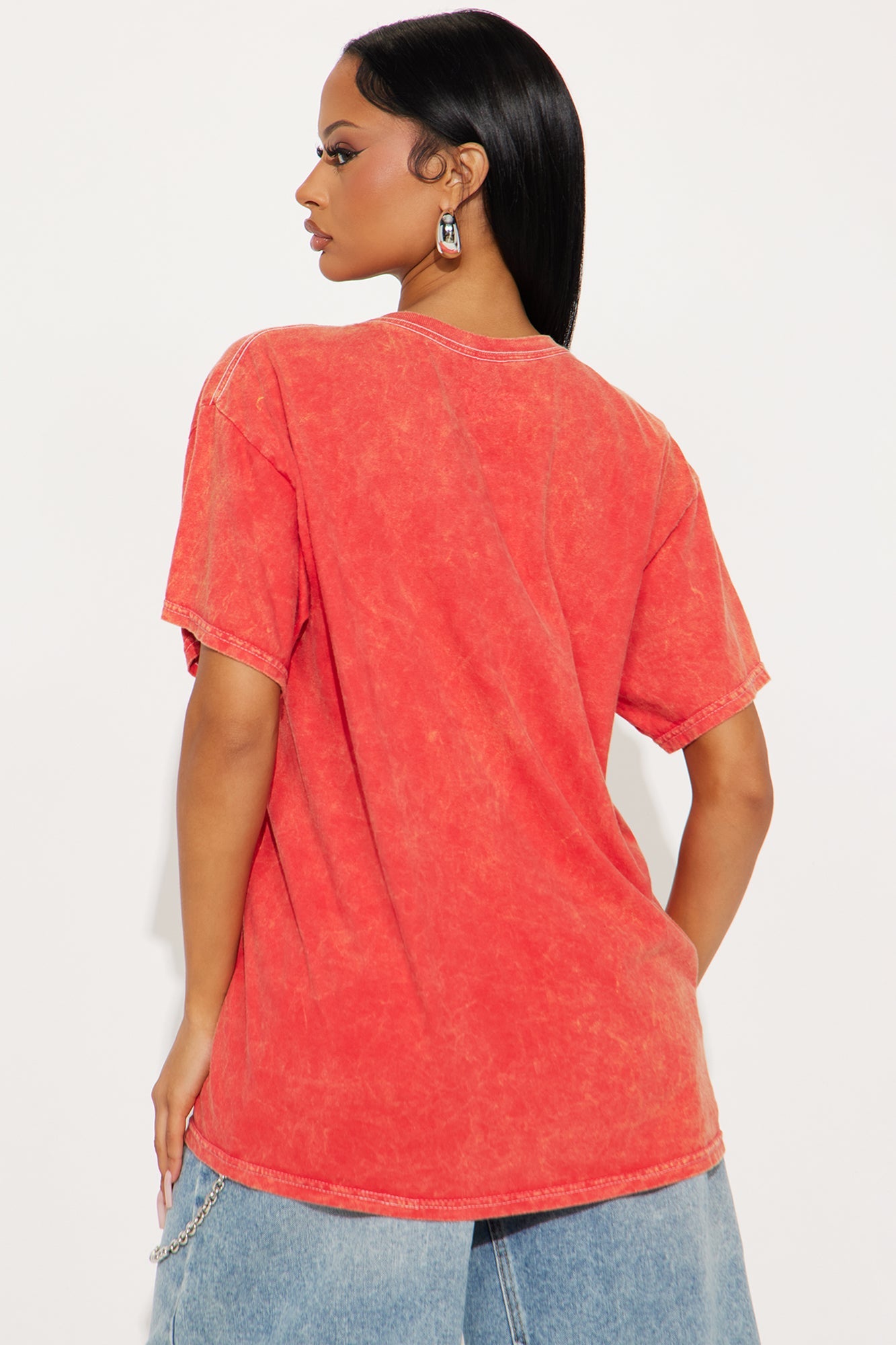 Dennis Rodman The Worm Washed Tee - Red