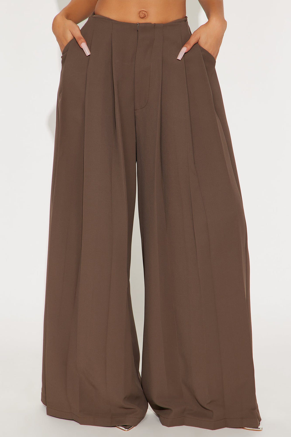 Blaire Wide Leg Trouser - Olive