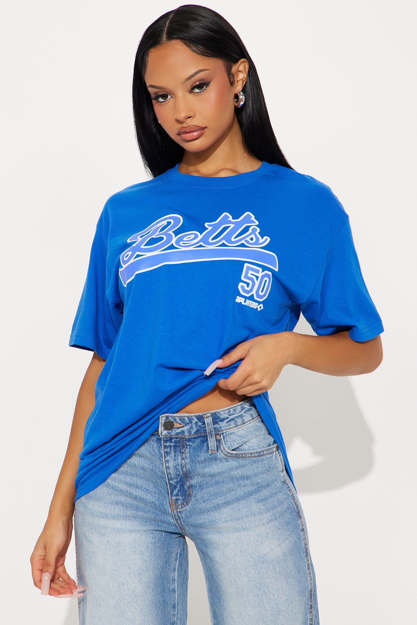 MLB Betts Number Tee - Blue