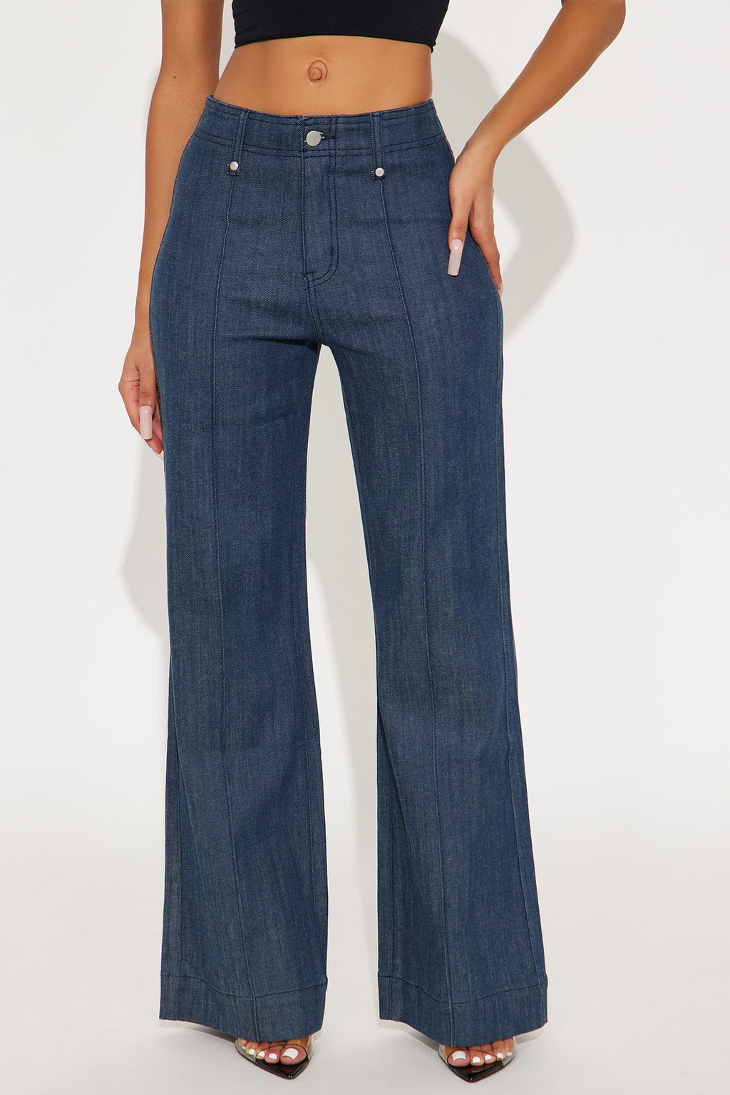 Take It Offline Stretch Tailored Jeans - Dark Wash
