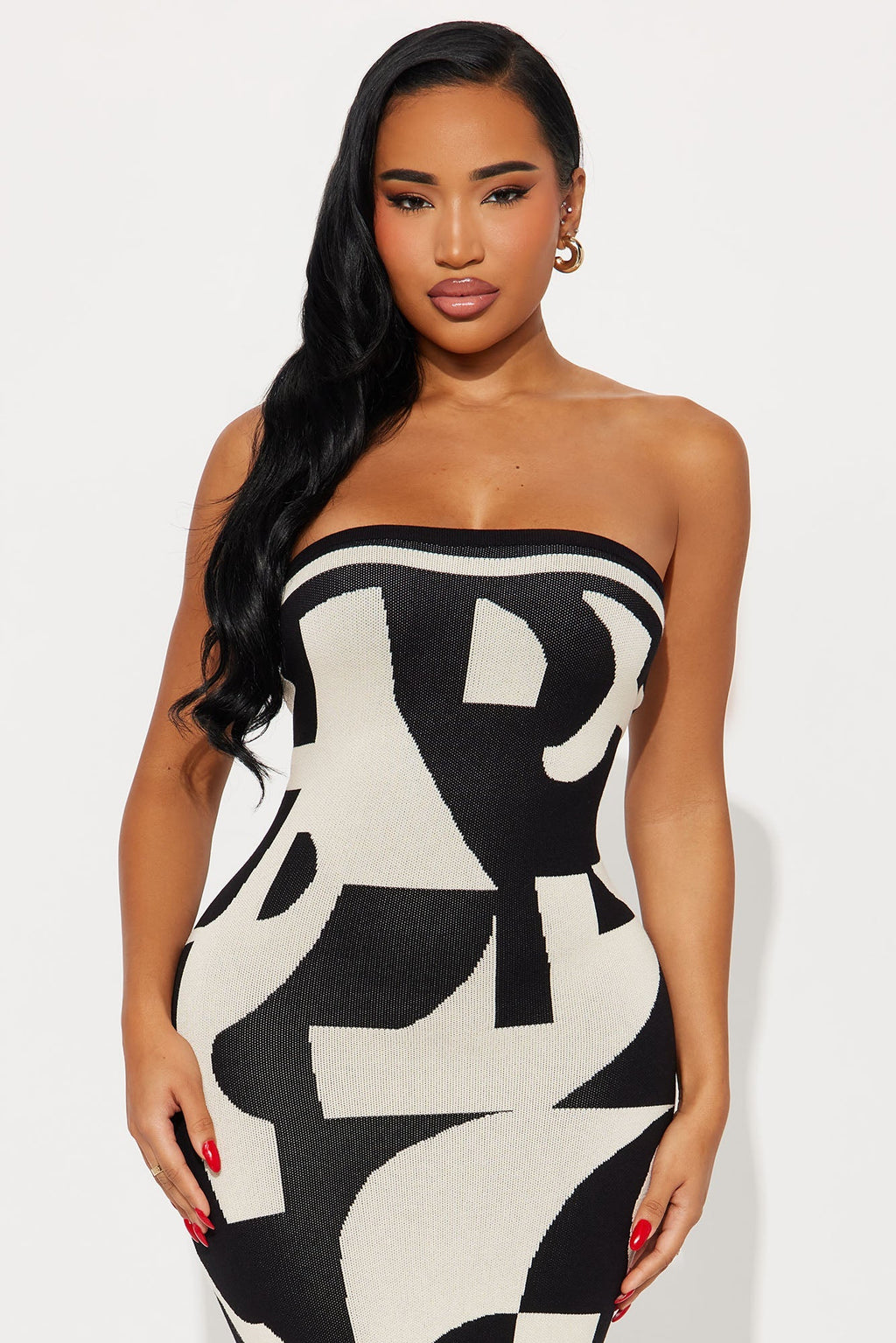 Chill Babe Sweater Maxi Dress Set - Black/combo