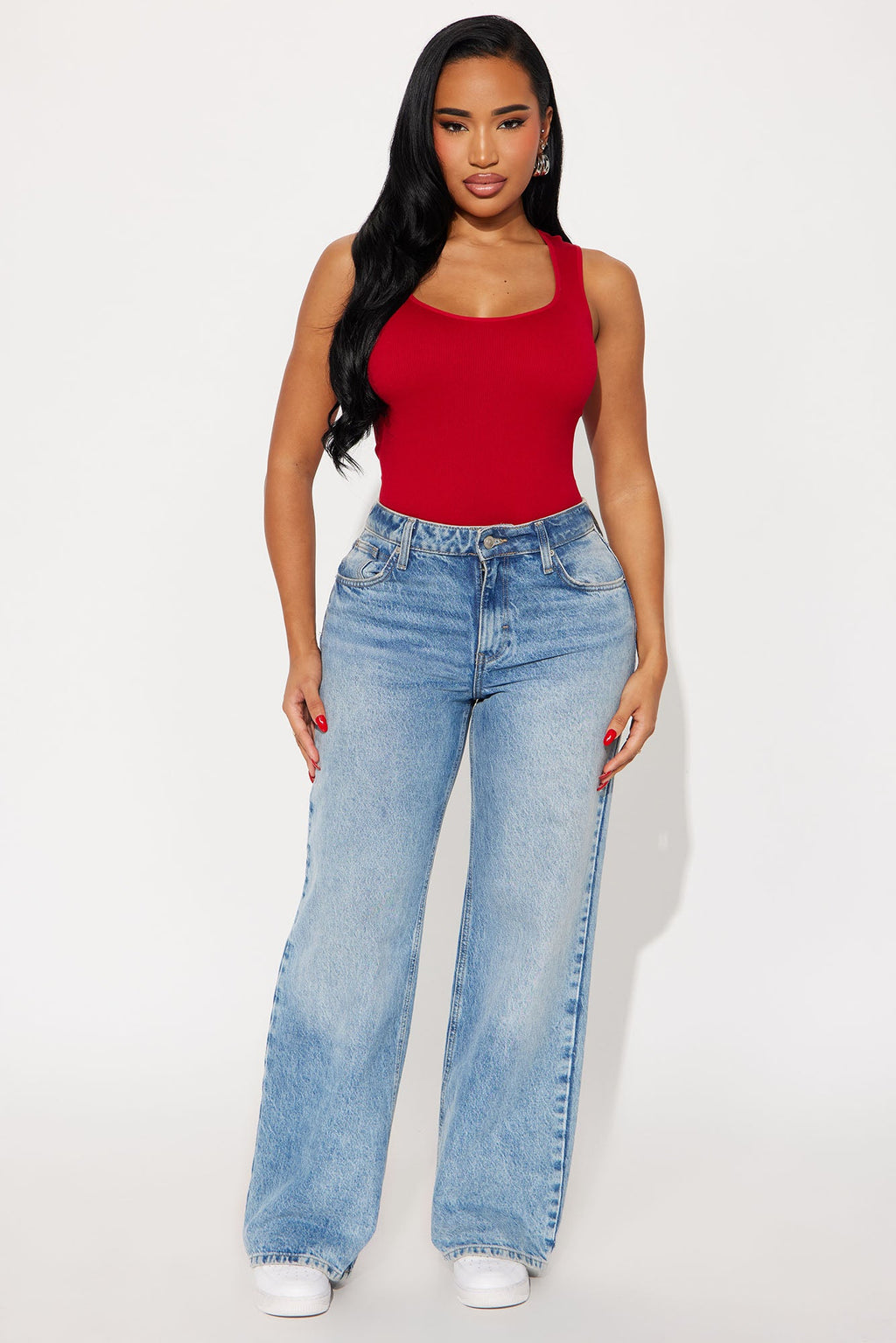 Cindy Seamless Bodysuit - DarkRed