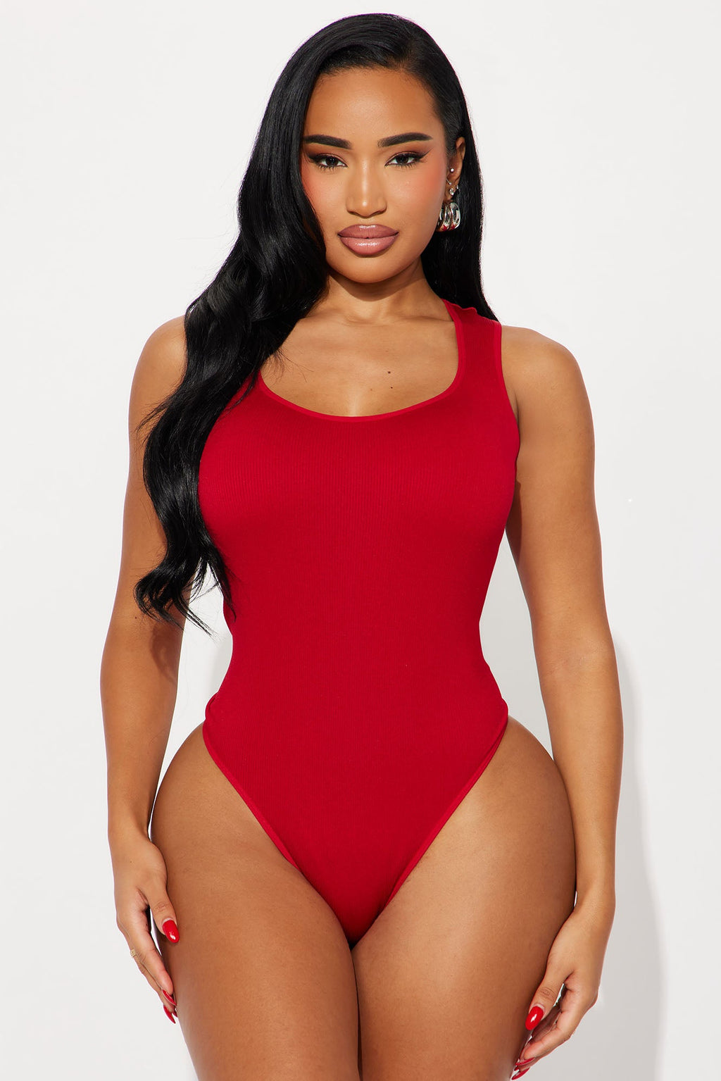 Cindy Seamless Bodysuit - DarkRed
