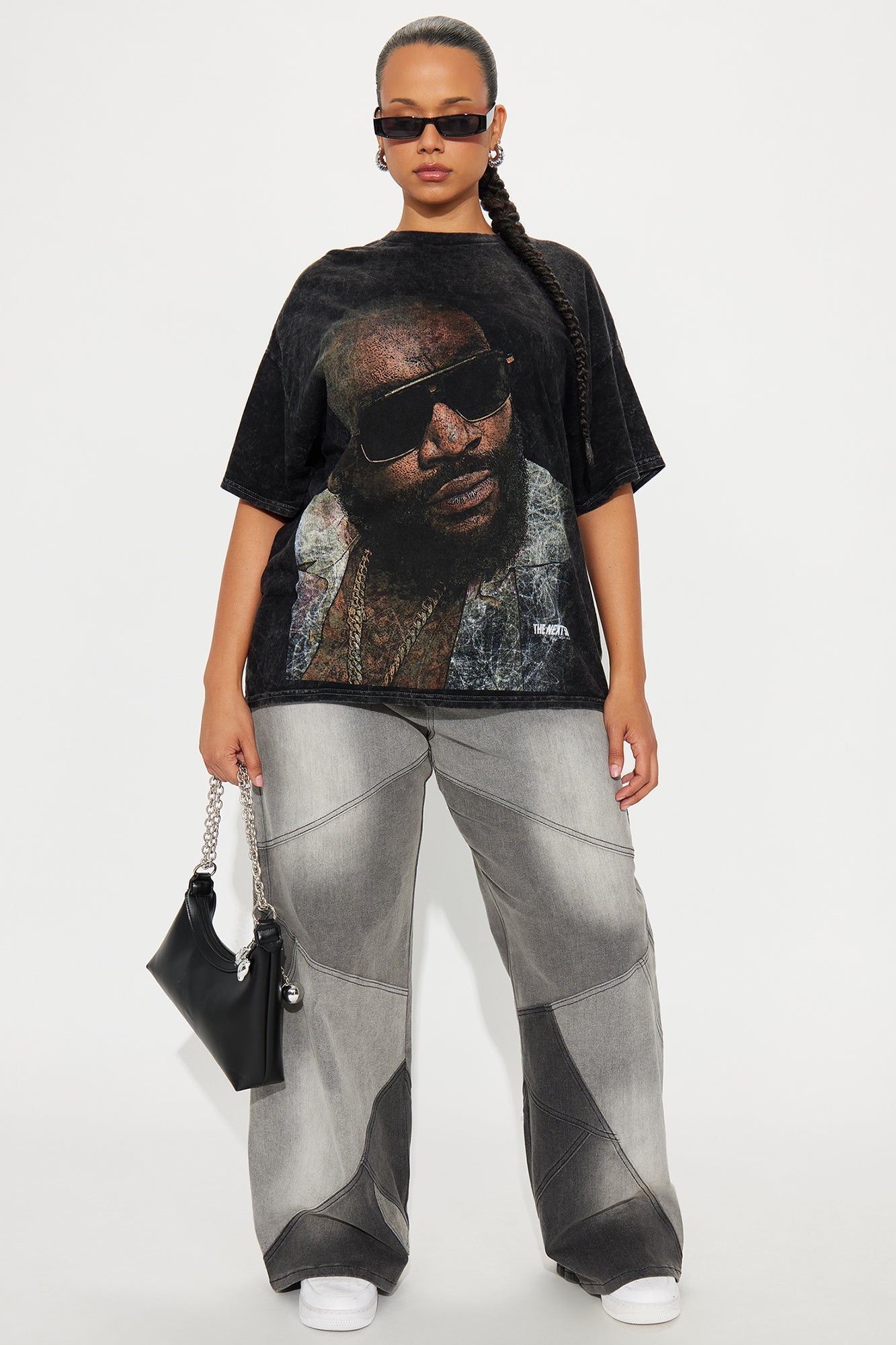 Rick Ross Jumbo Washed Tee - Black Wash