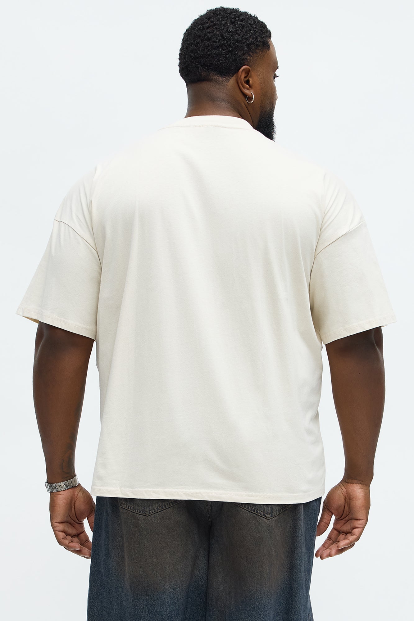 Spicy Life Oversized Short Sleeve Tee - Off White