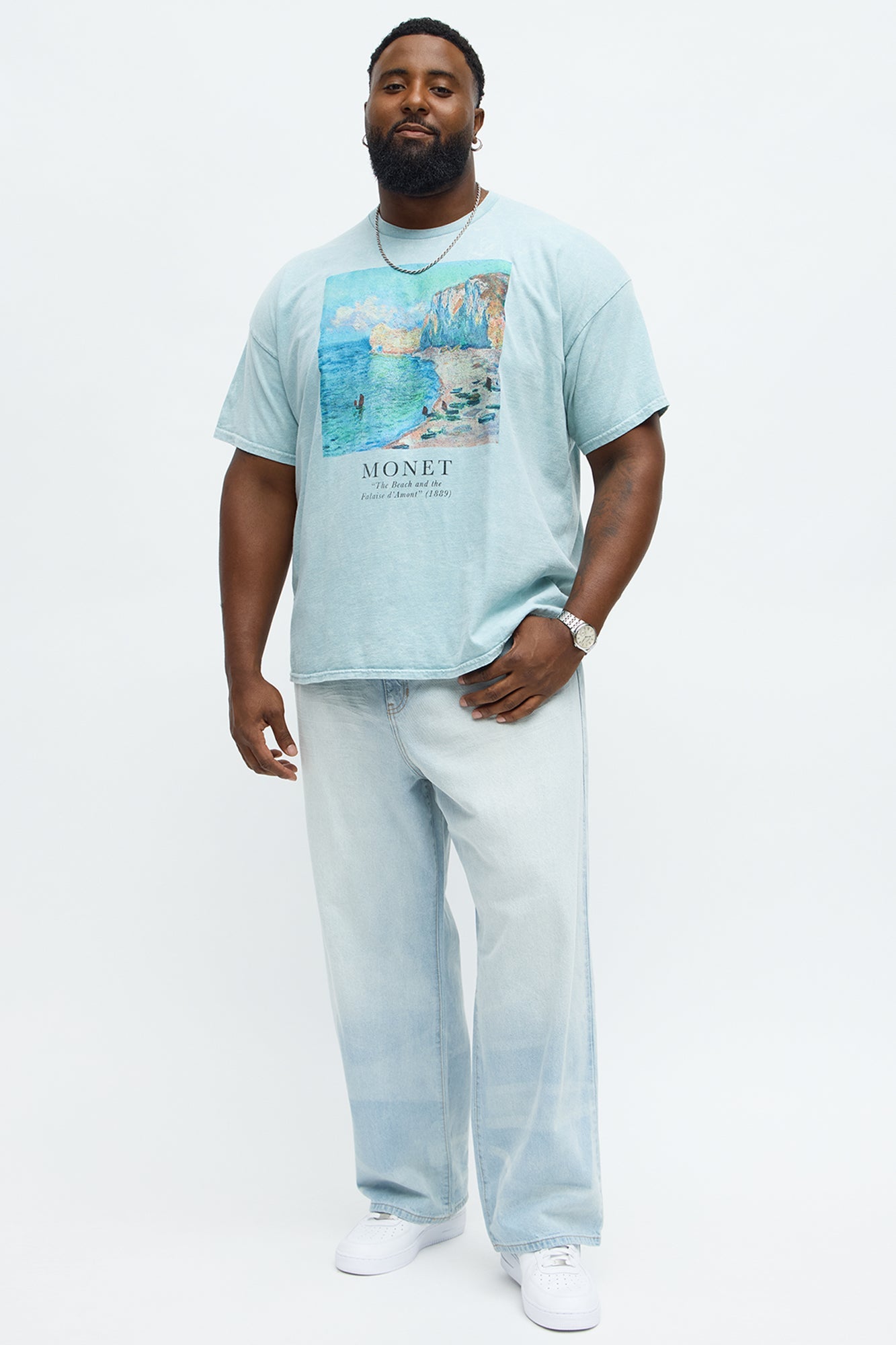 Monet The Beach Short Sleeve Tee - Teal