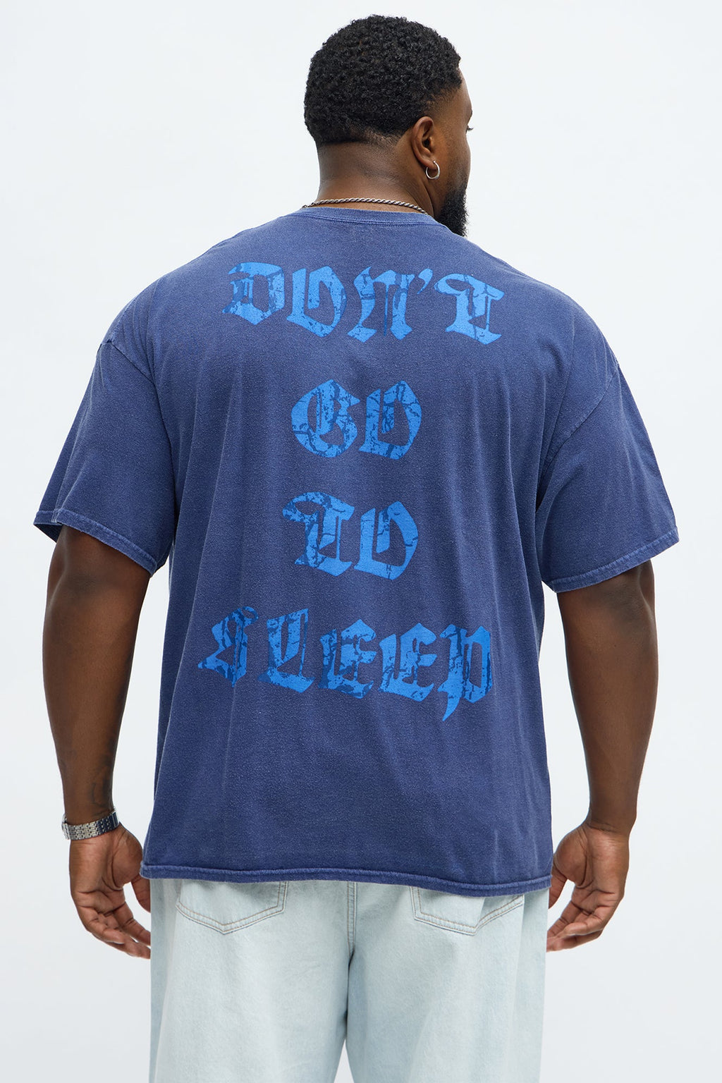 Goosebumps Dont Go To Sleep Short Sleeve Tee - Navy