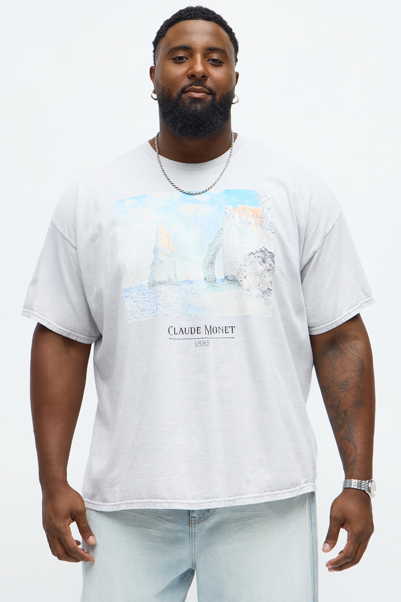 Monet Cliffside Short Sleeve Tee - Grey