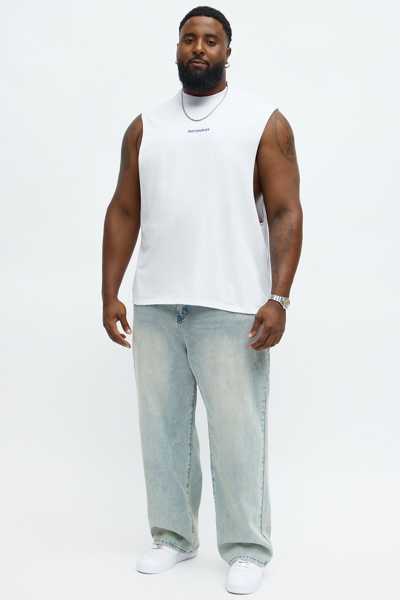 IAMYOURNEXT Muscle Tee - White