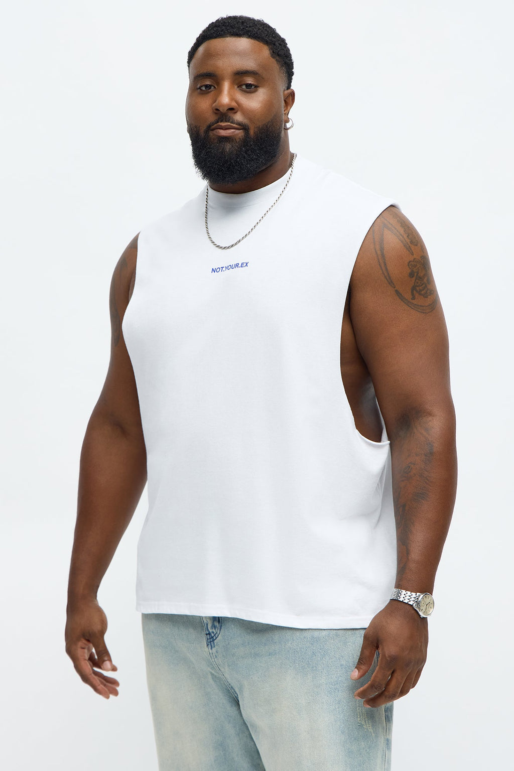 IAMYOURNEXT Muscle Tee - White
