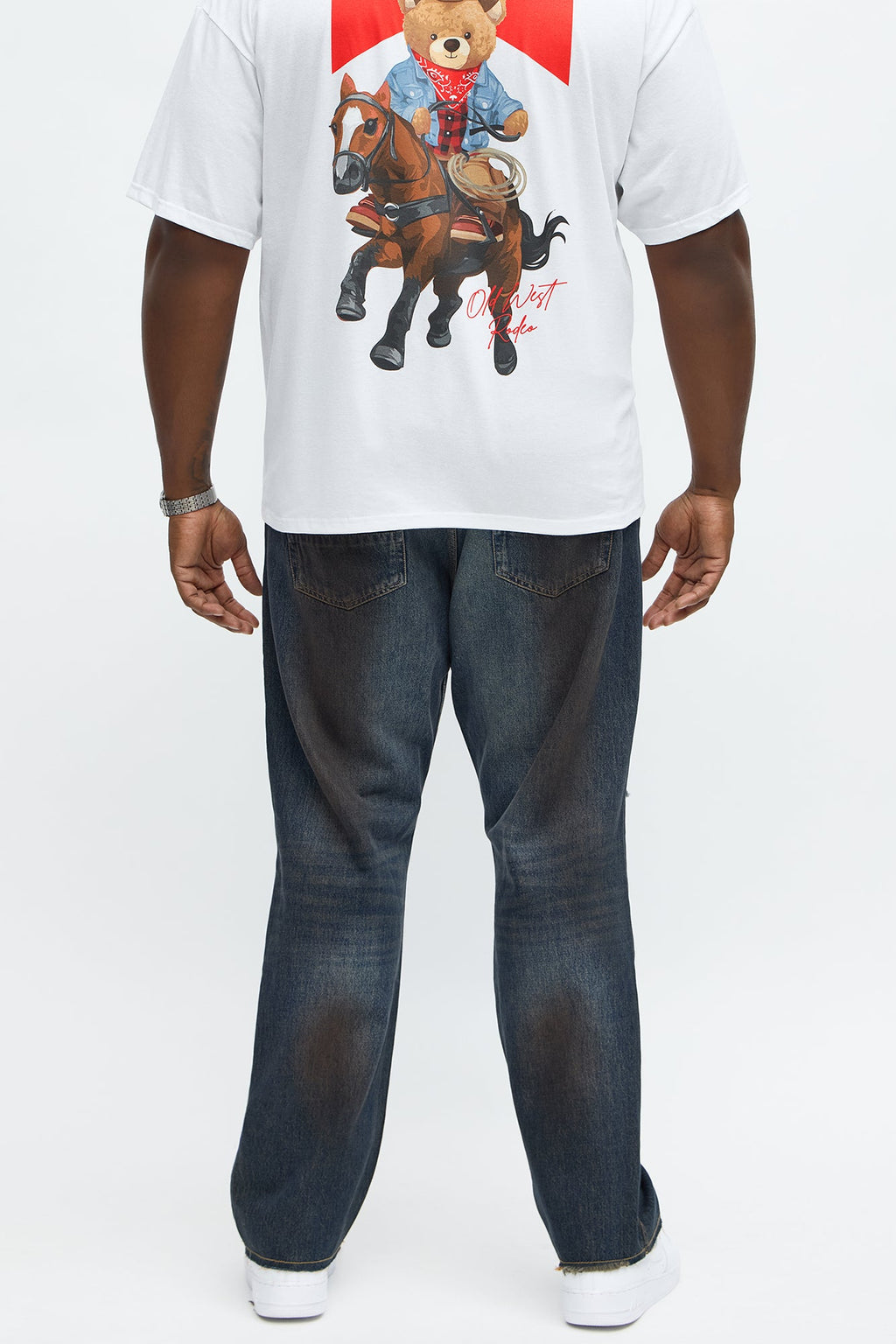 Slim To Put In The Works Ripped Jeans - Dark Wash