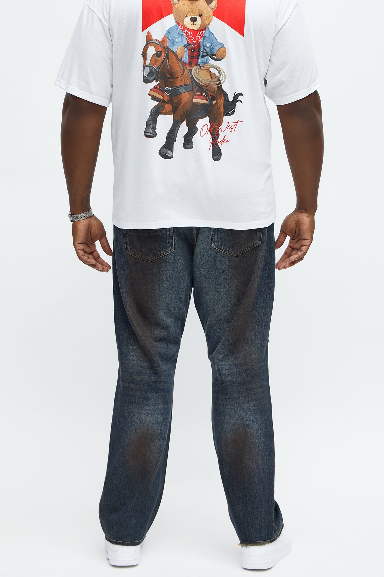 Slim To Put In The Works Ripped Jeans - Dark Wash