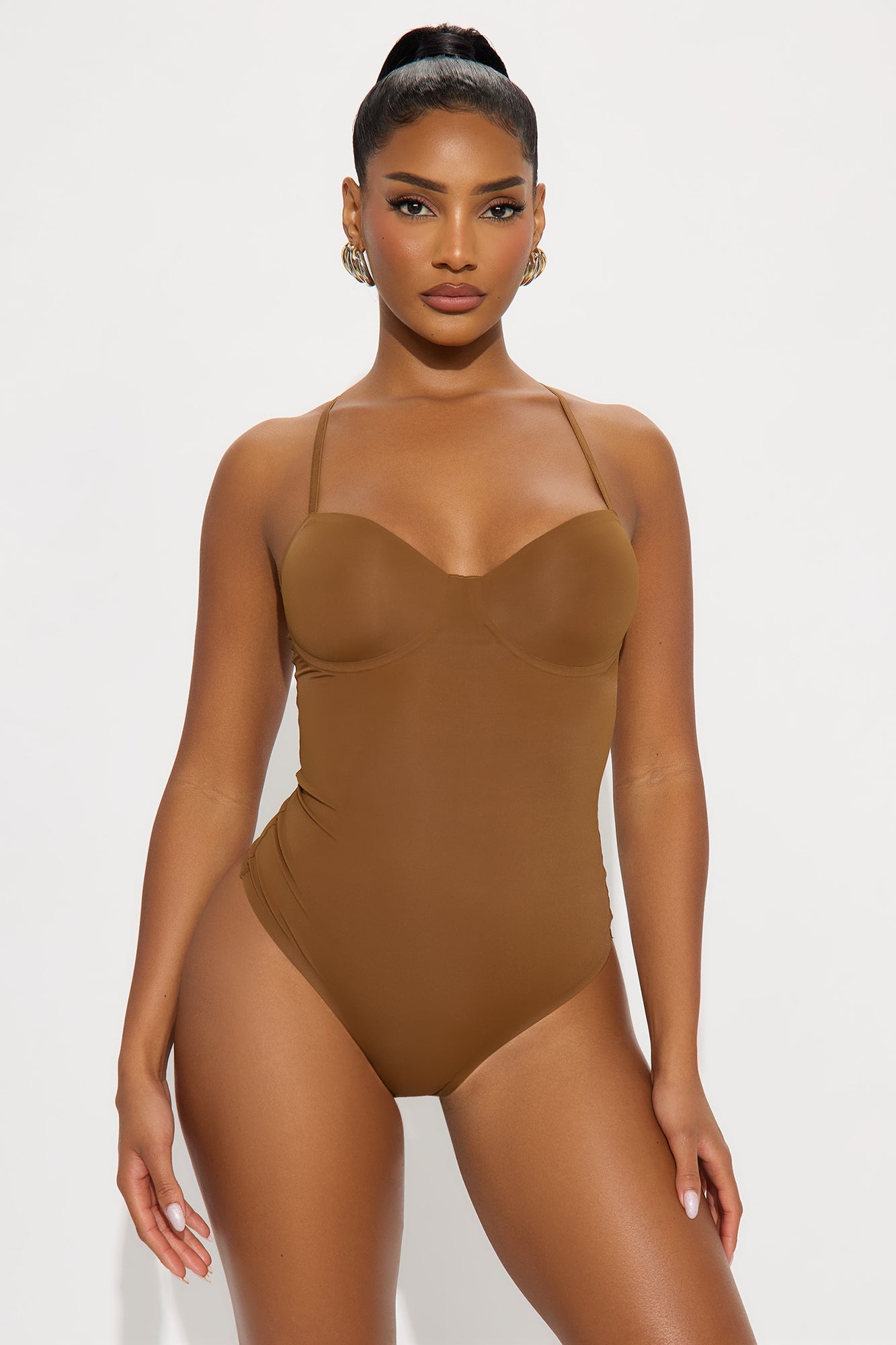 All Day Seamless Bodysuit - Chocolate