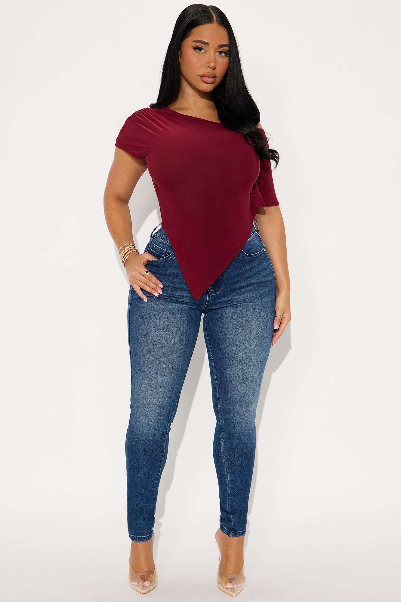 Hold You In Compression Skinny Jean - Dark Denim