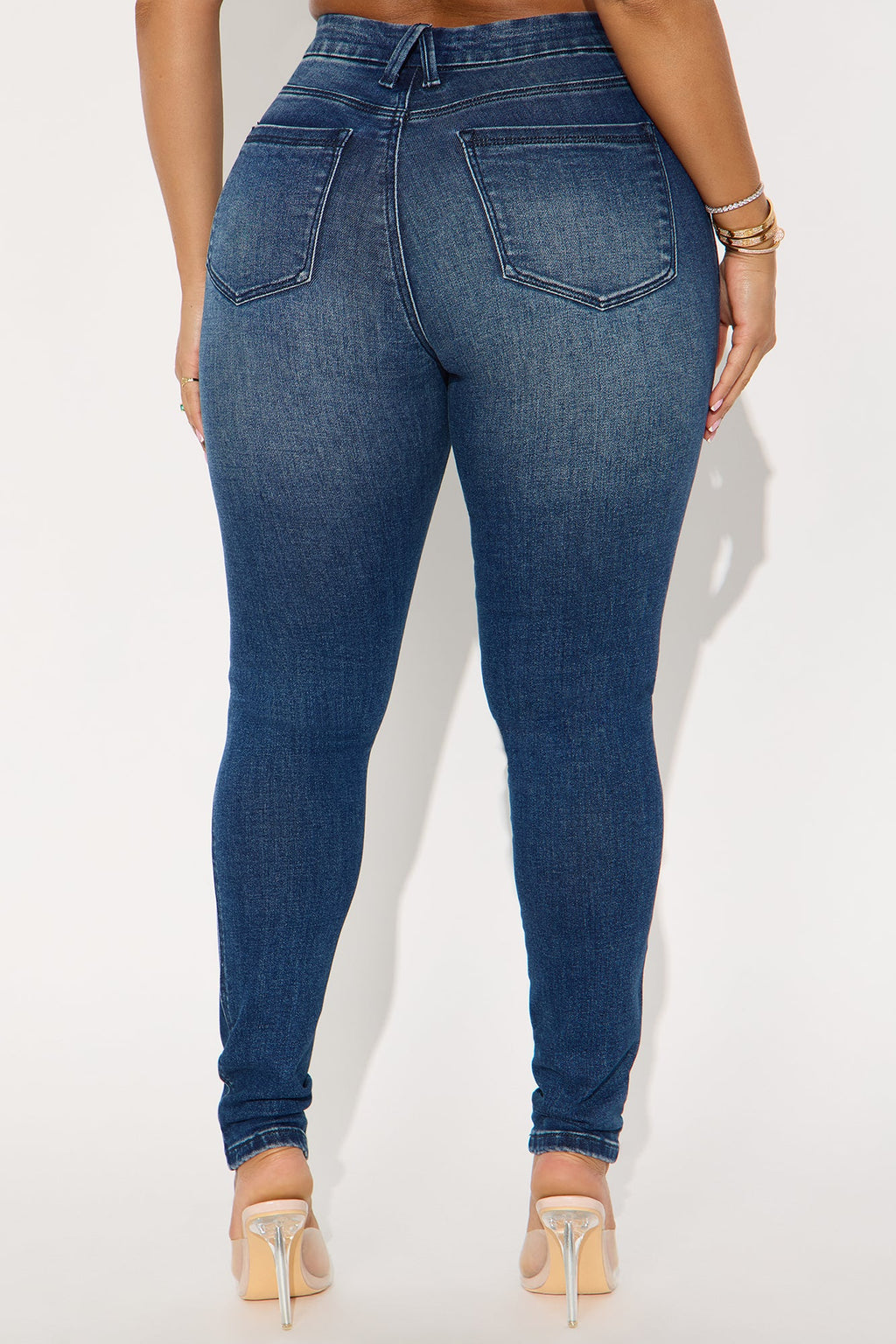 Hold You In Compression Skinny Jean - Dark Denim