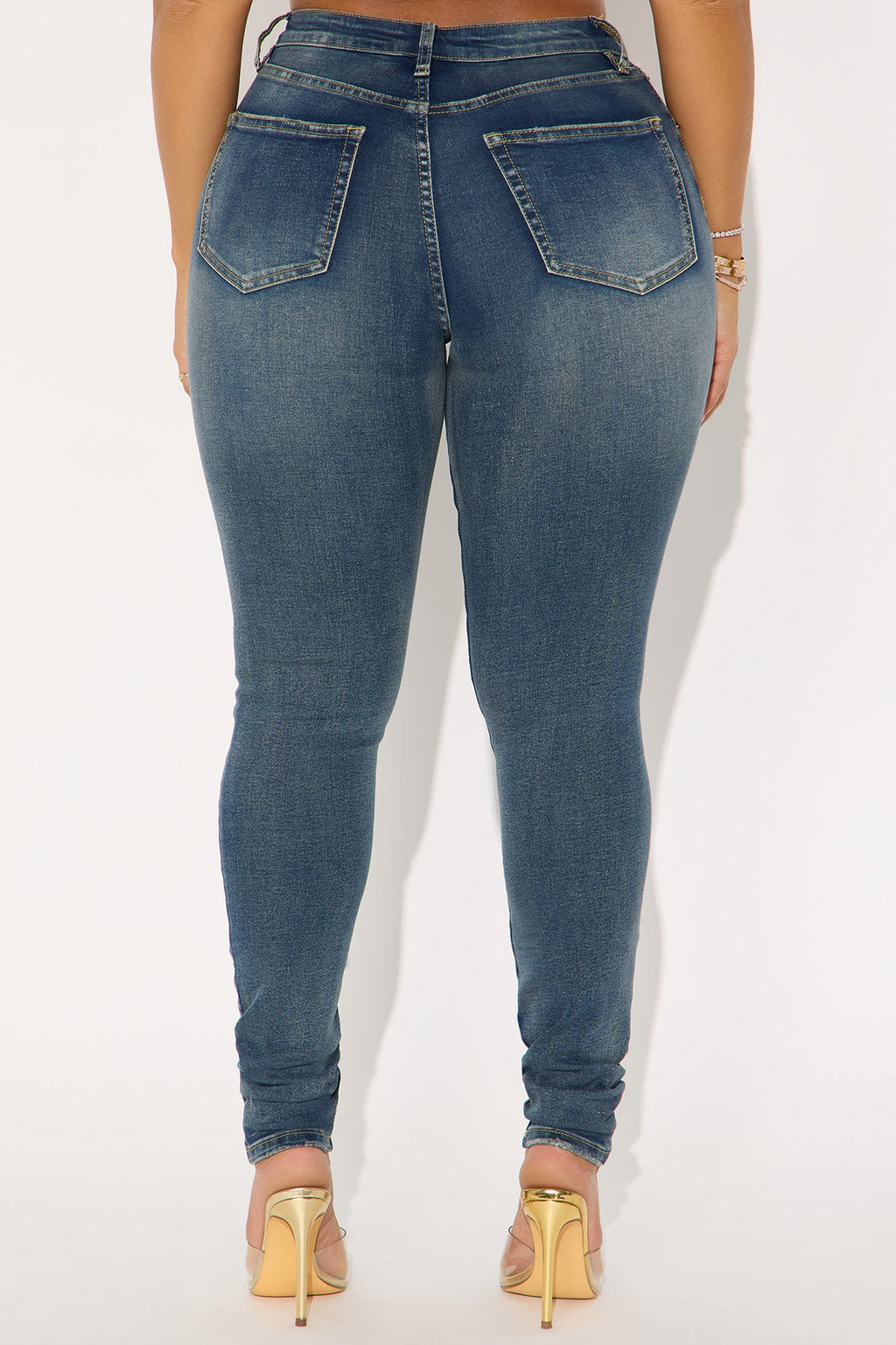 Take You There Tinted Skinny Jean - Vintage Wash