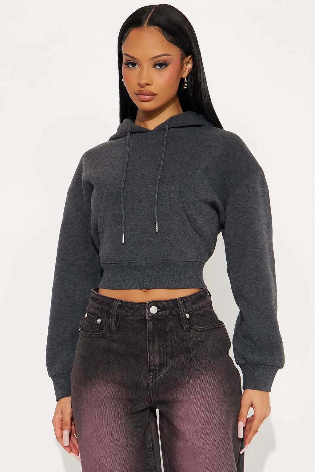 Candice Lounge Hoodie - Charcoal 