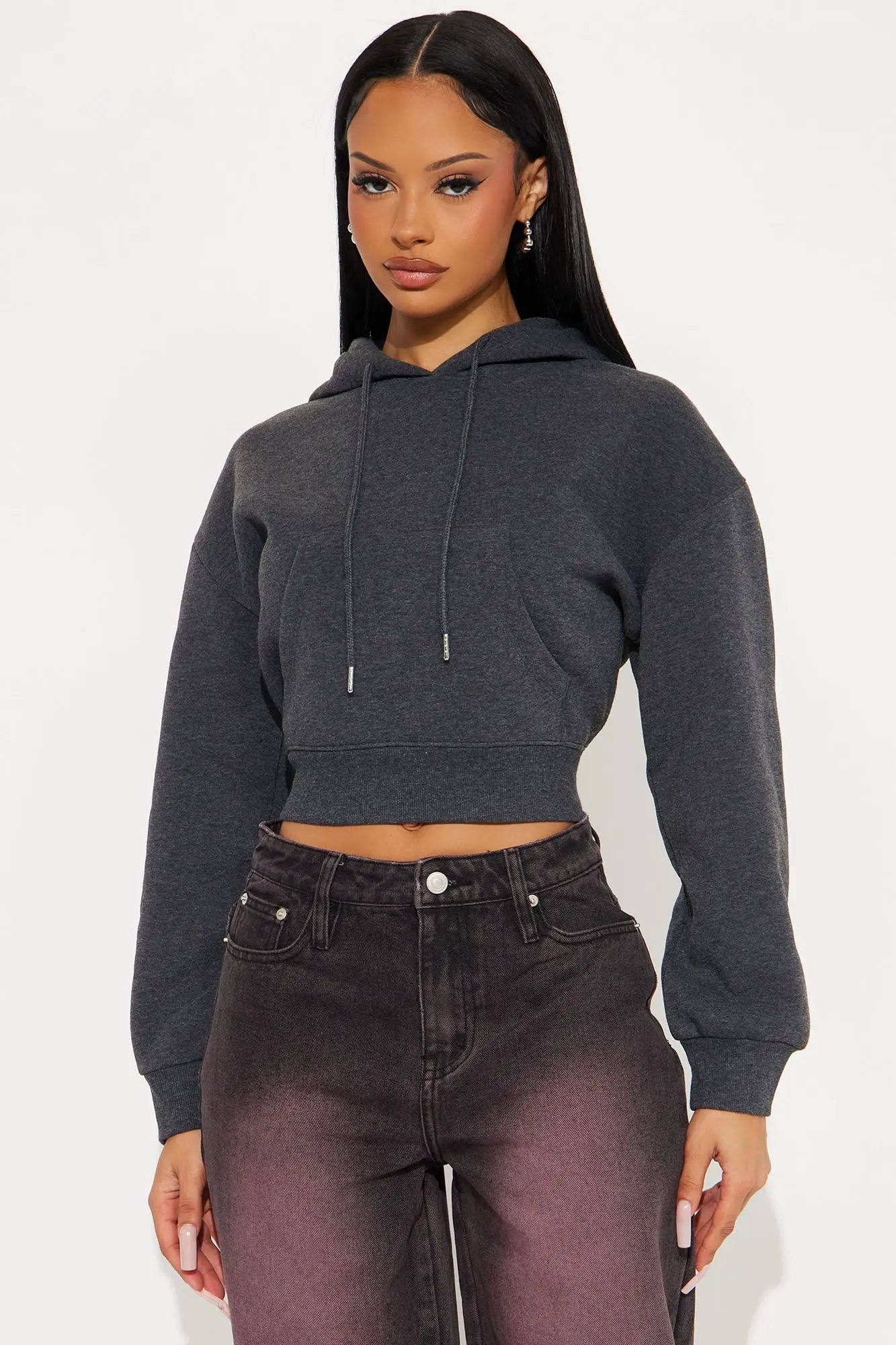 Candice Lounge Hoodie - Charcoal 