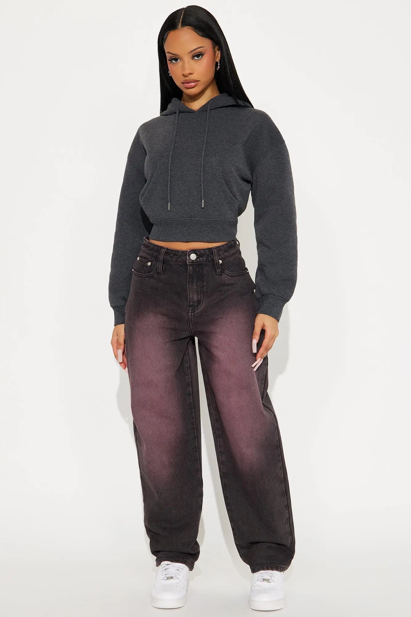 Candice Lounge Hoodie - Charcoal 