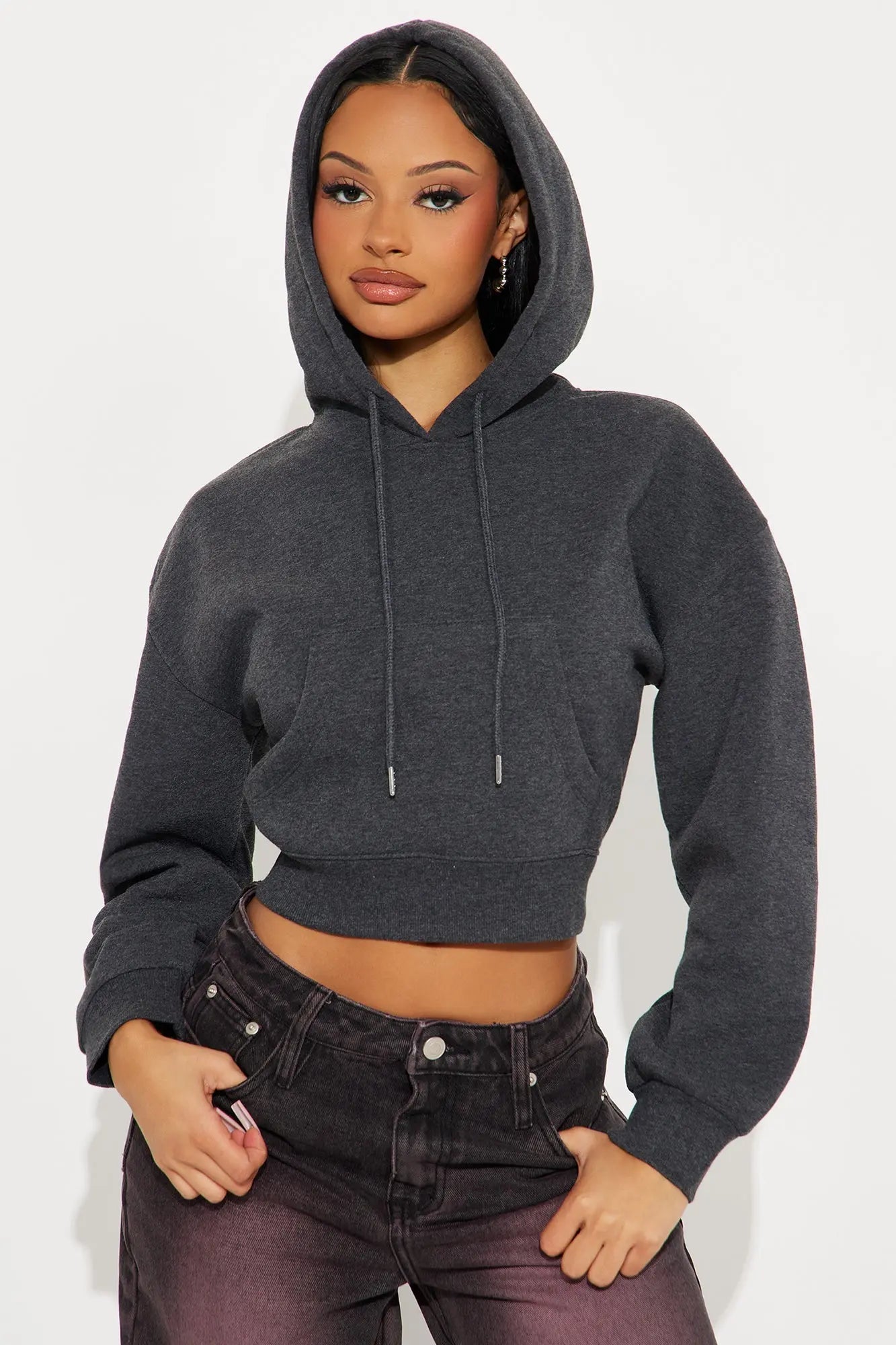 Candice Lounge Hoodie - Charcoal 