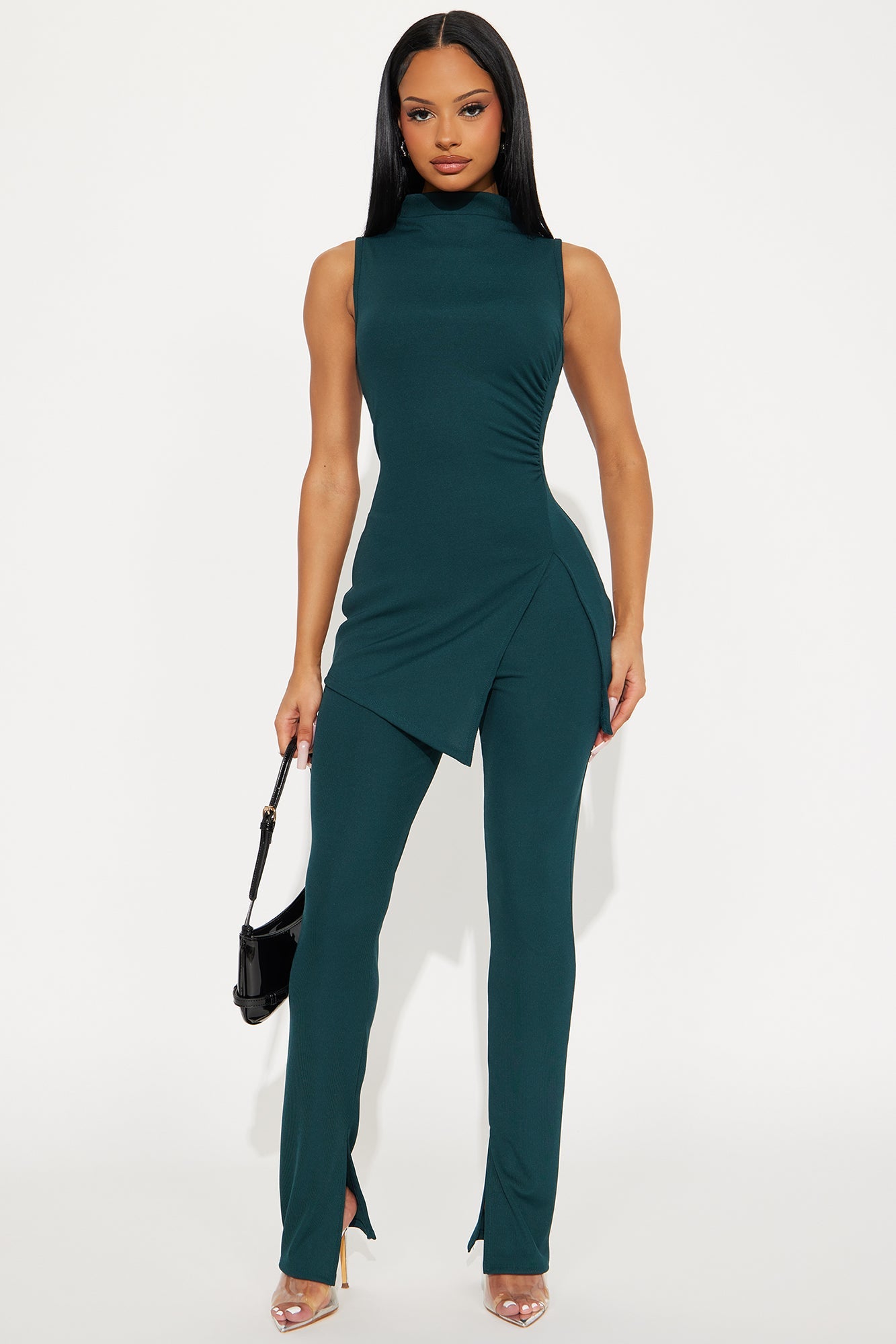 Lilly Pant Set - Hunter Green