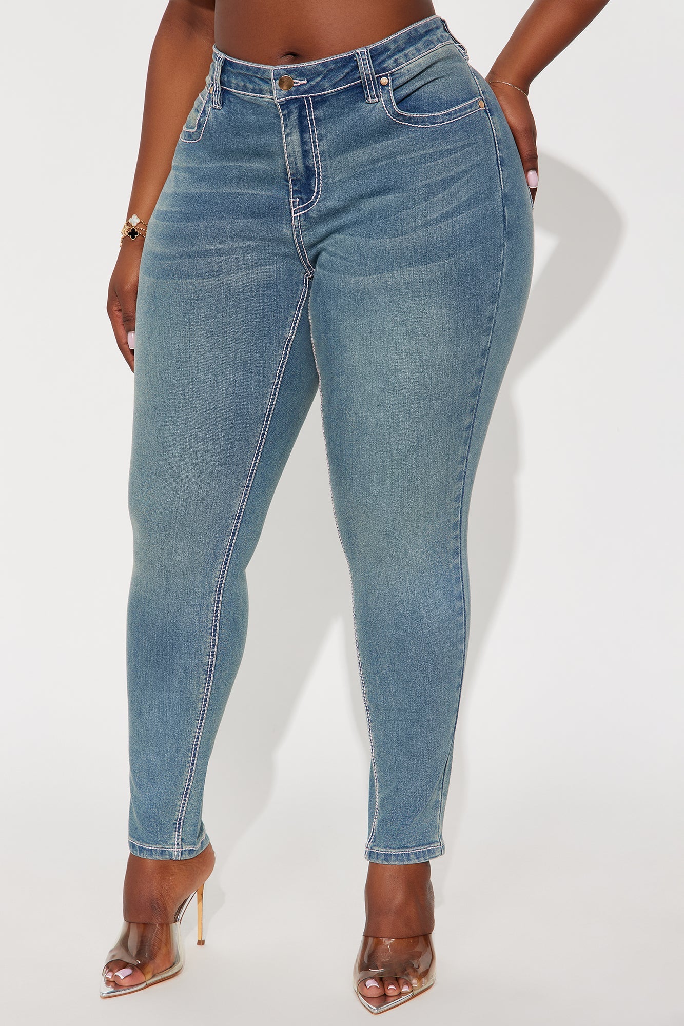 The Naughties Skinny Jean - Dark Wash