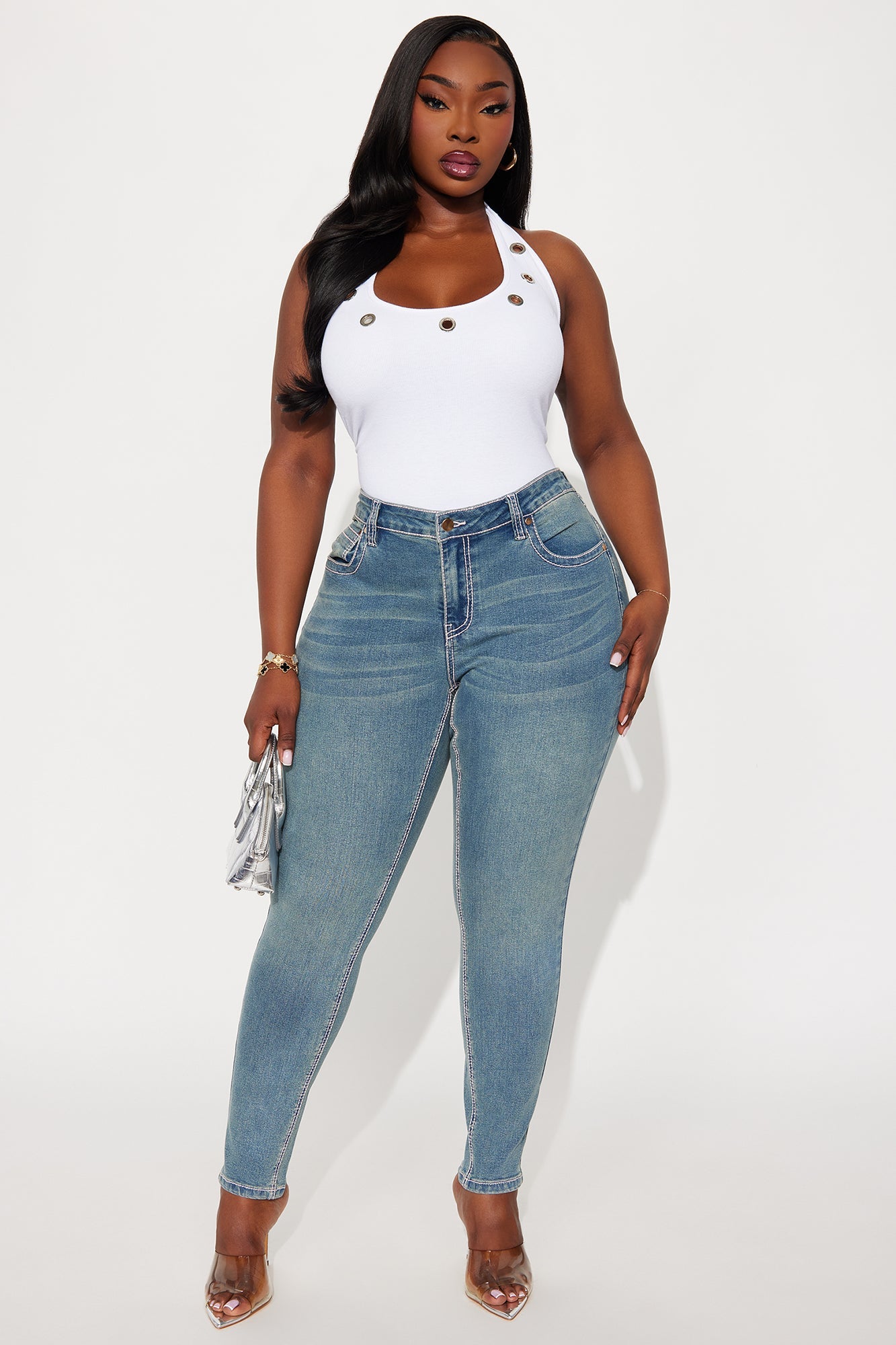 The Naughties Skinny Jean - Dark Wash