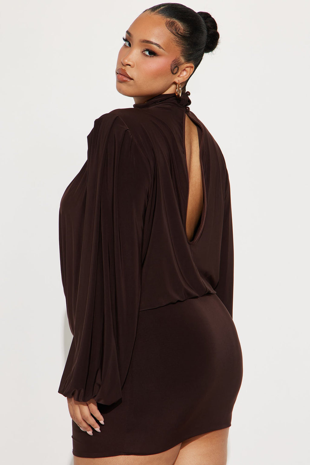 Second Chances Mini Skirt Set - Chocolate