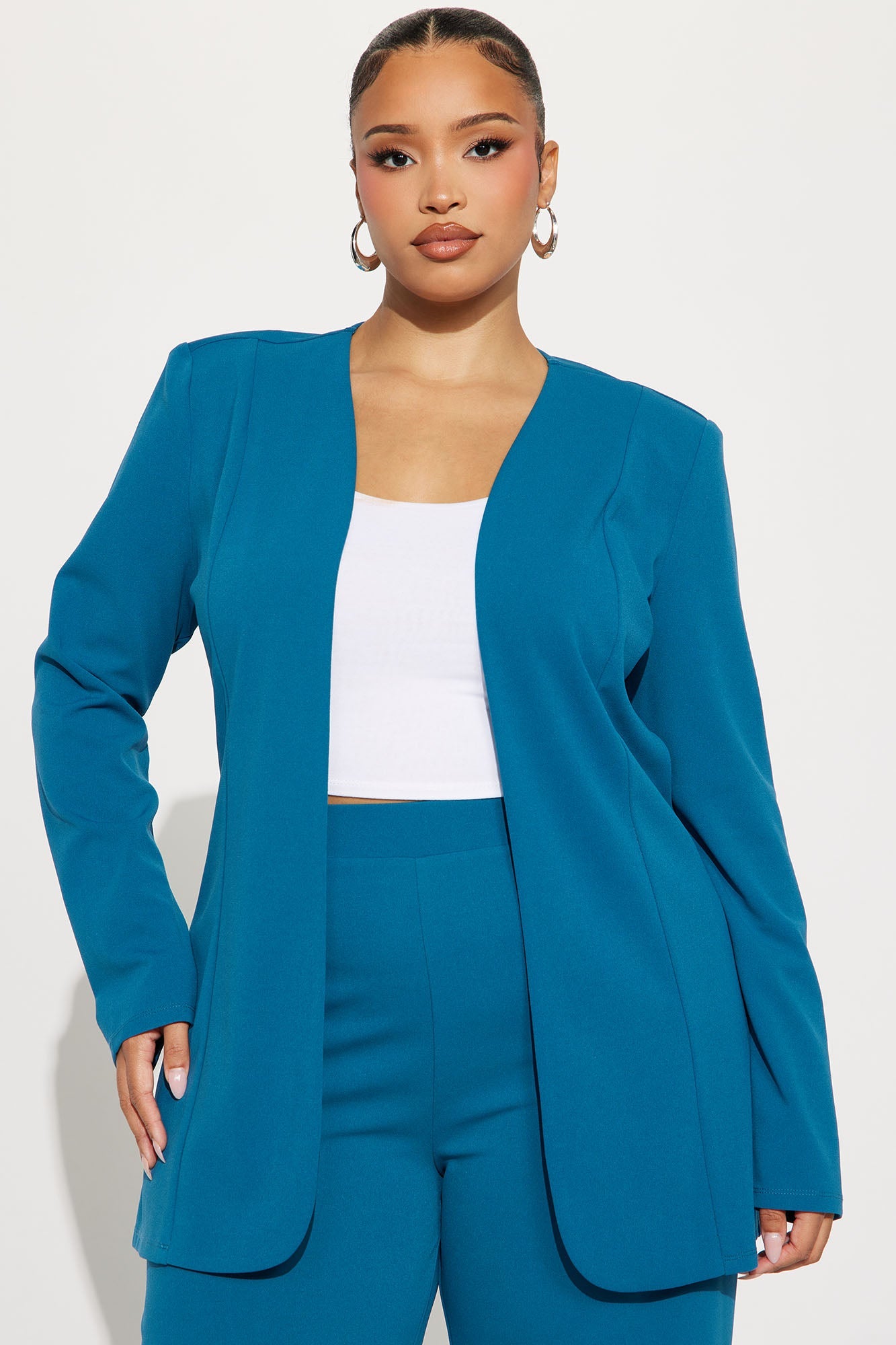 Payin' It Forward Wide Leg Pant Set - Teal