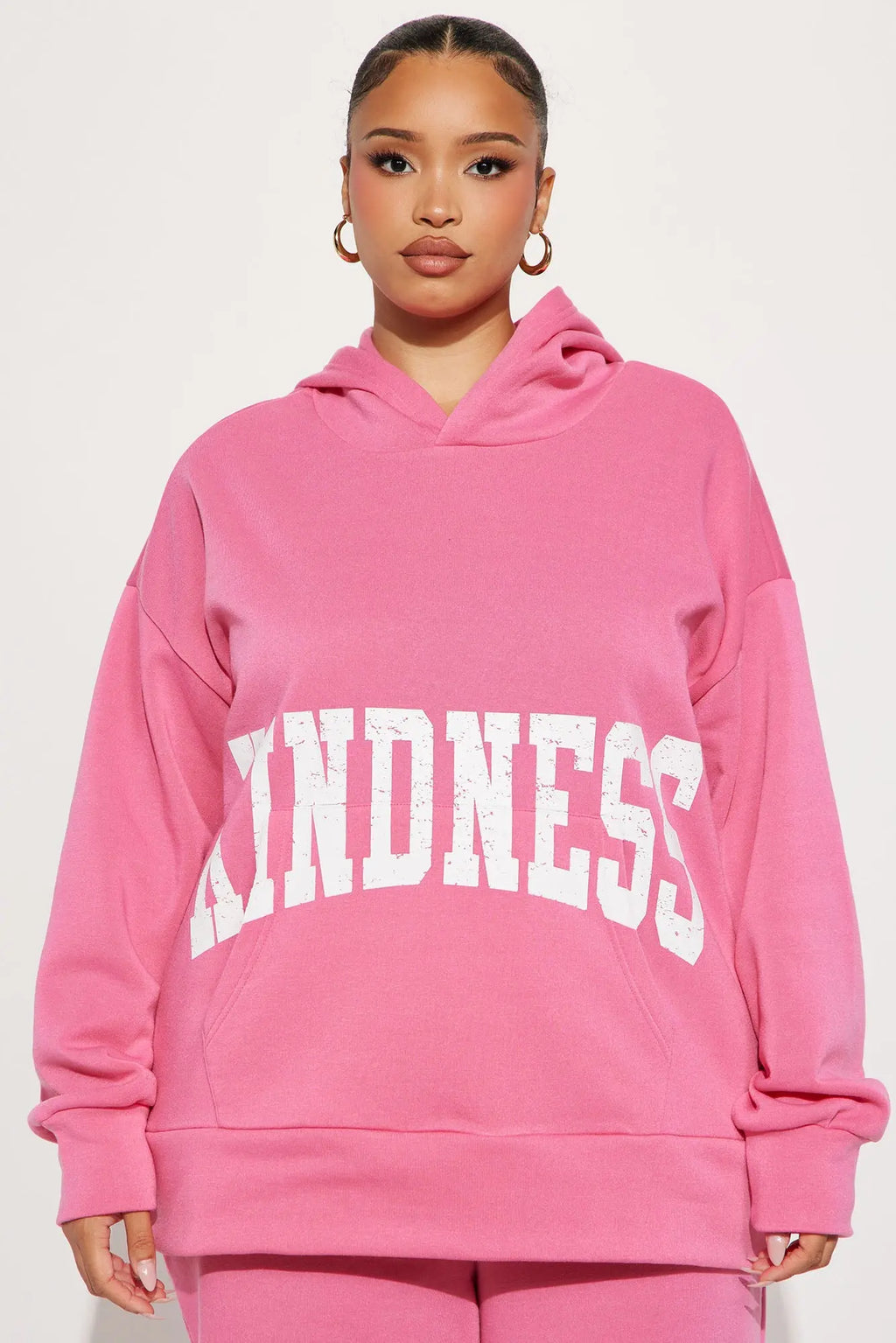 Setting Intentions Fleece Sweatsuit Set - Pink 
