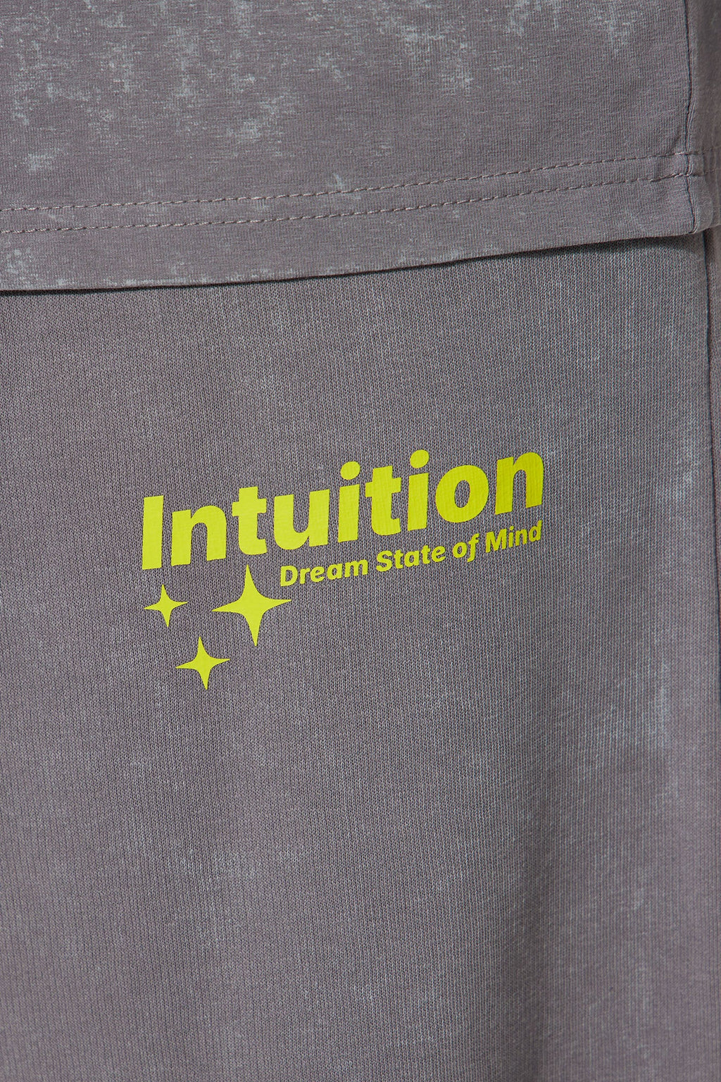 Trust Your Intuition Acid Wash Jogger Set - Grey