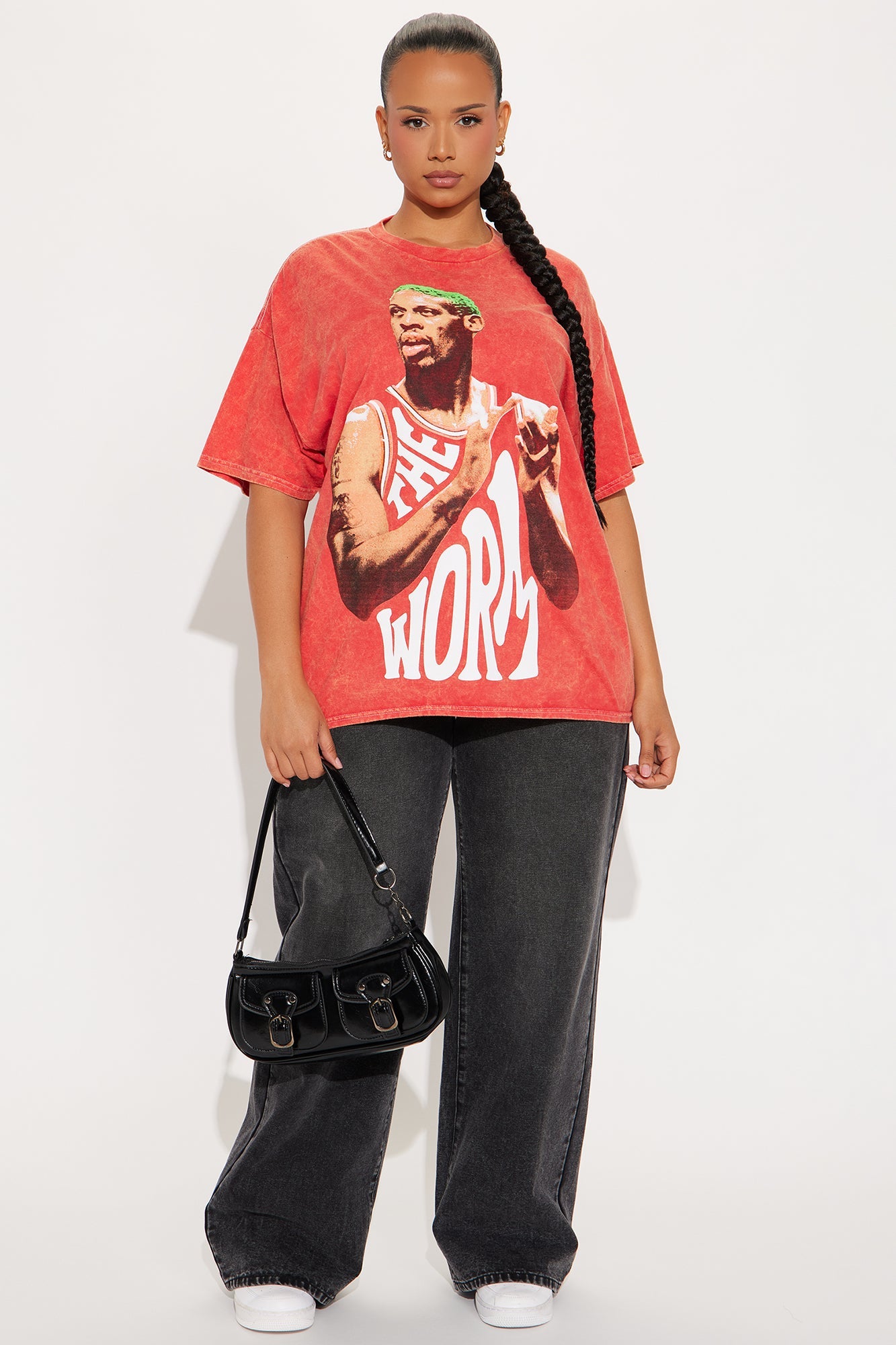 Dennis Rodman The Worm Washed Tee - Red