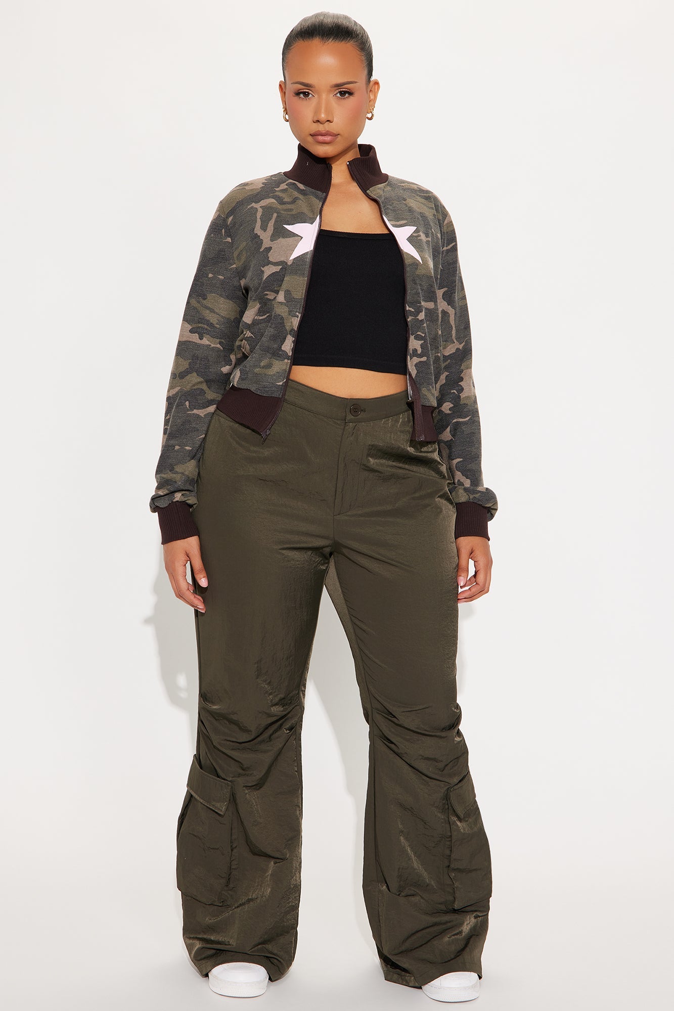 Bet On Me Cargo Pant 33″ - Dark Olive