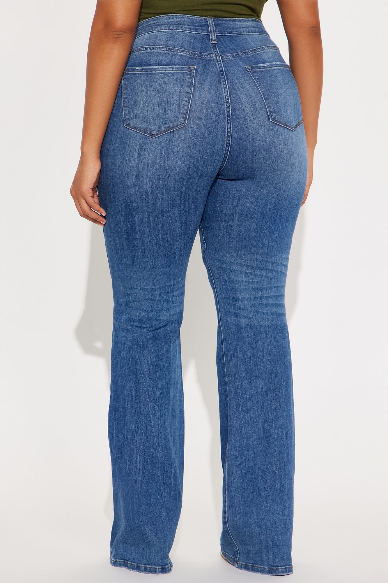 Tall Out Of My Way Low Rise Bootcut Jean - Medium Wash