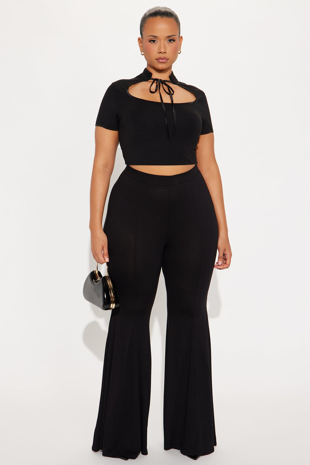 Keep My Secret Flare Pant 32″ - Black