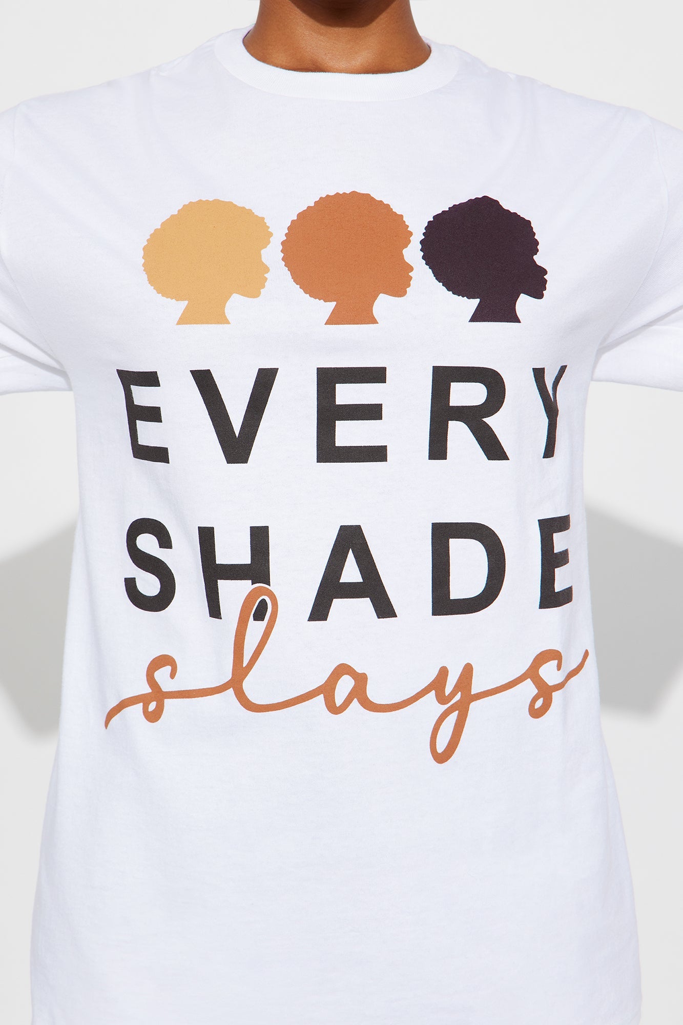 Every Shade Slays Oversize Tee - White