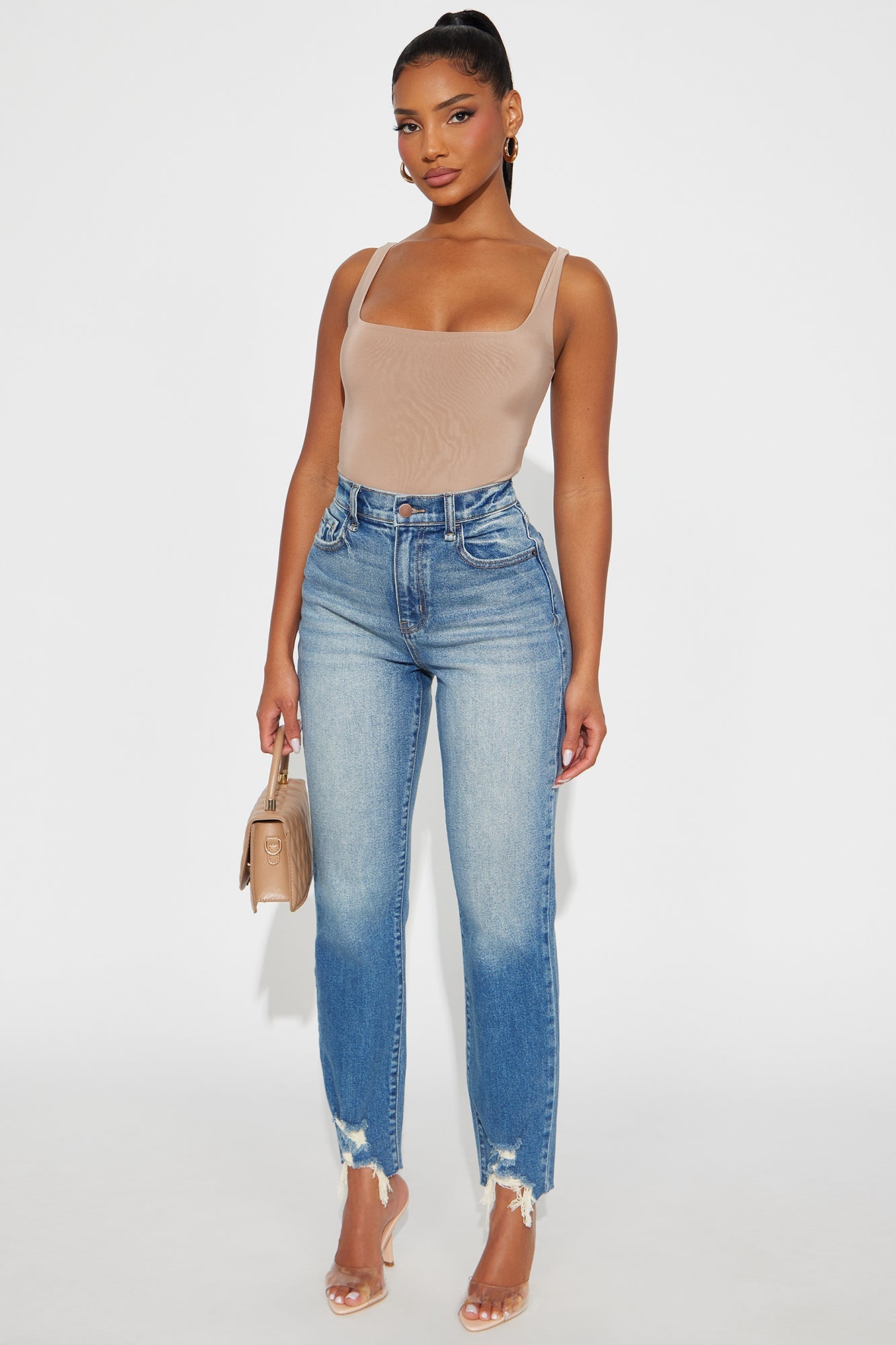 Satirical Slim Straight Leg Jeans - Medium Wash