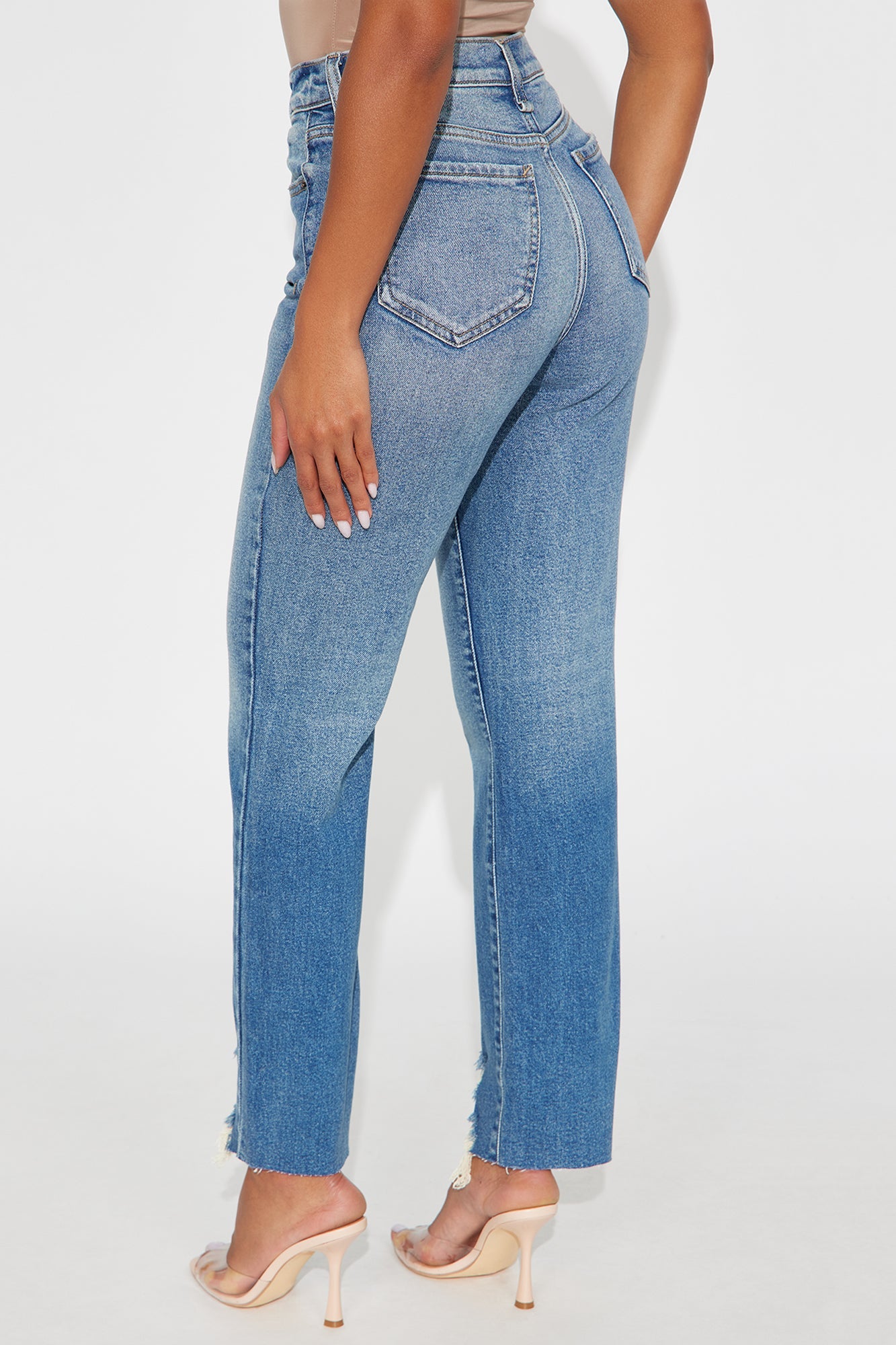 Satirical Slim Straight Leg Jeans - Medium Wash