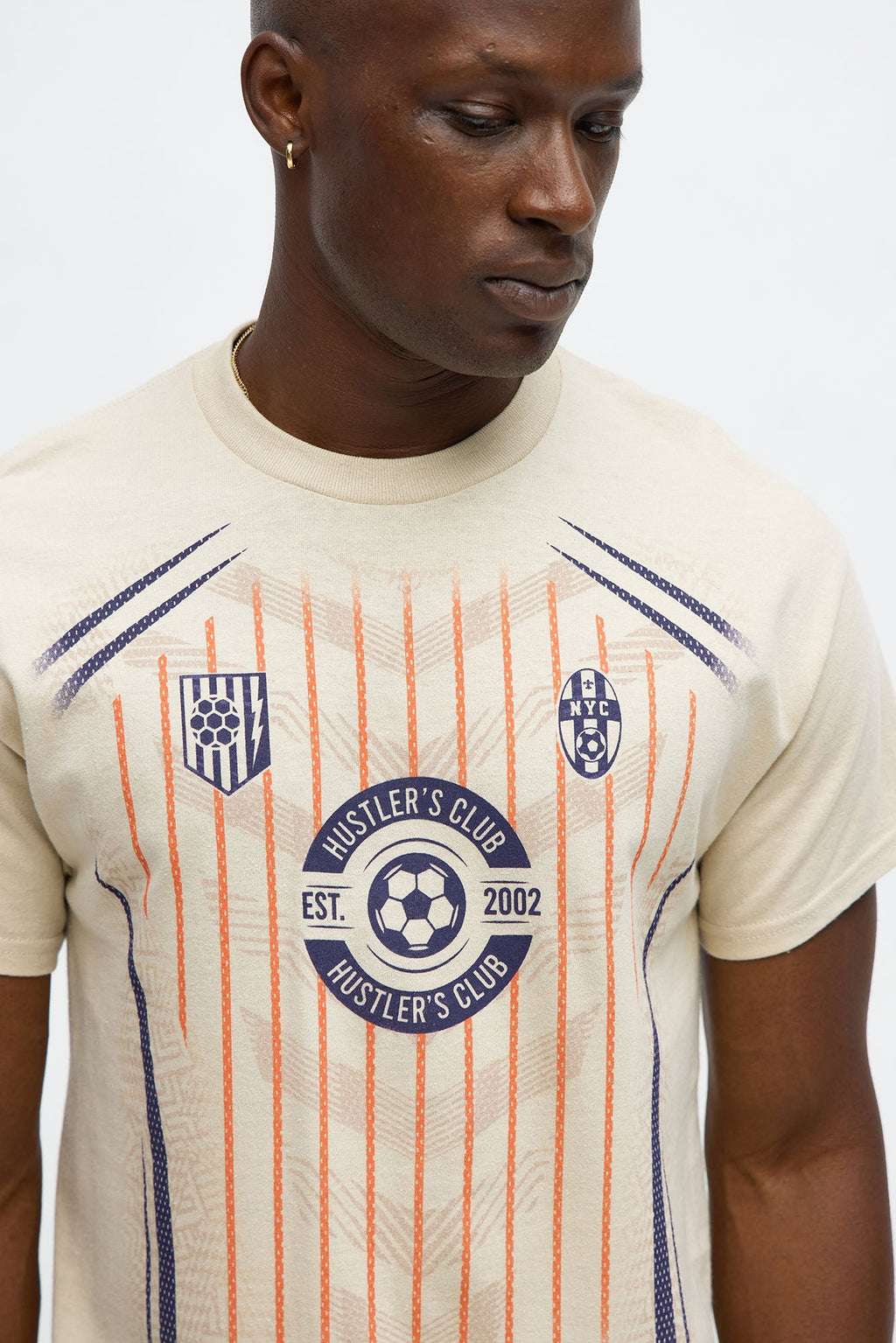 Hustlers Soccer Club Short Sleeve Tee - Sand