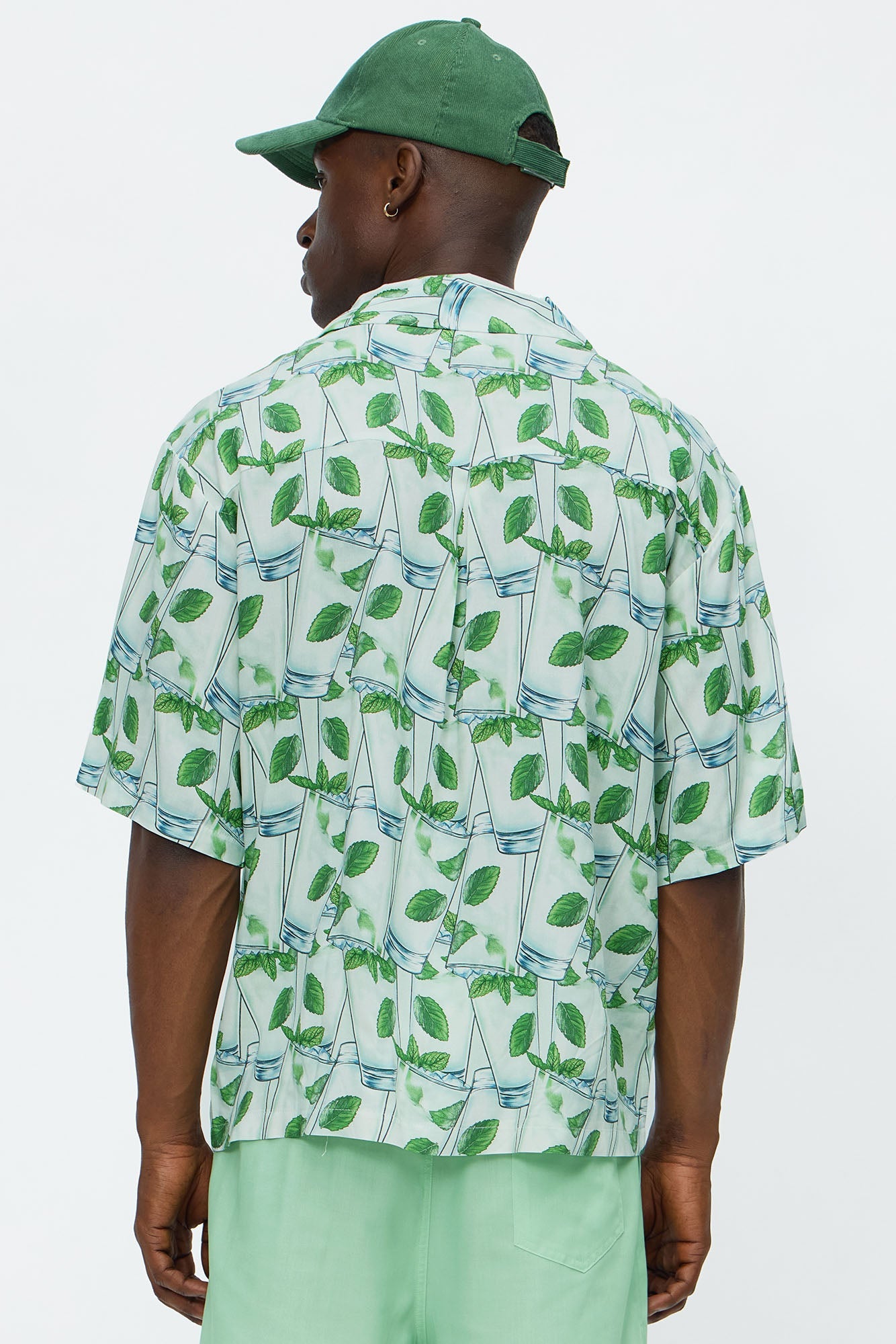 Mojito Button Up Shirt - Green/combo