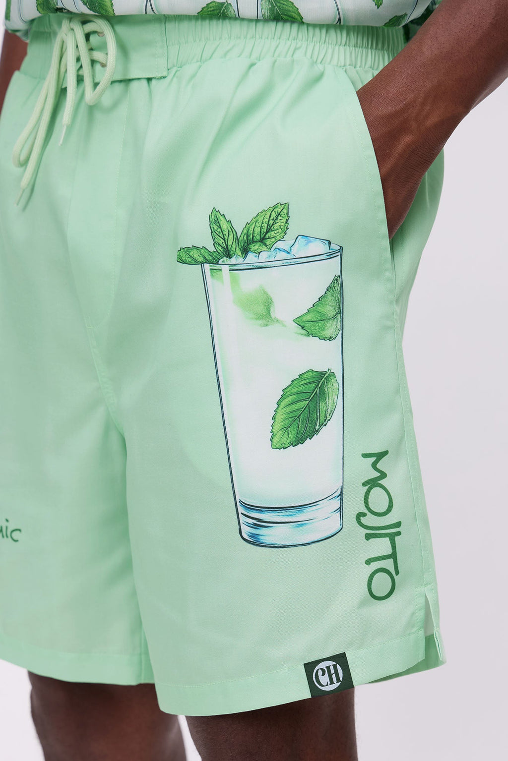 Relaxed Mojito Shorts - Green/combo